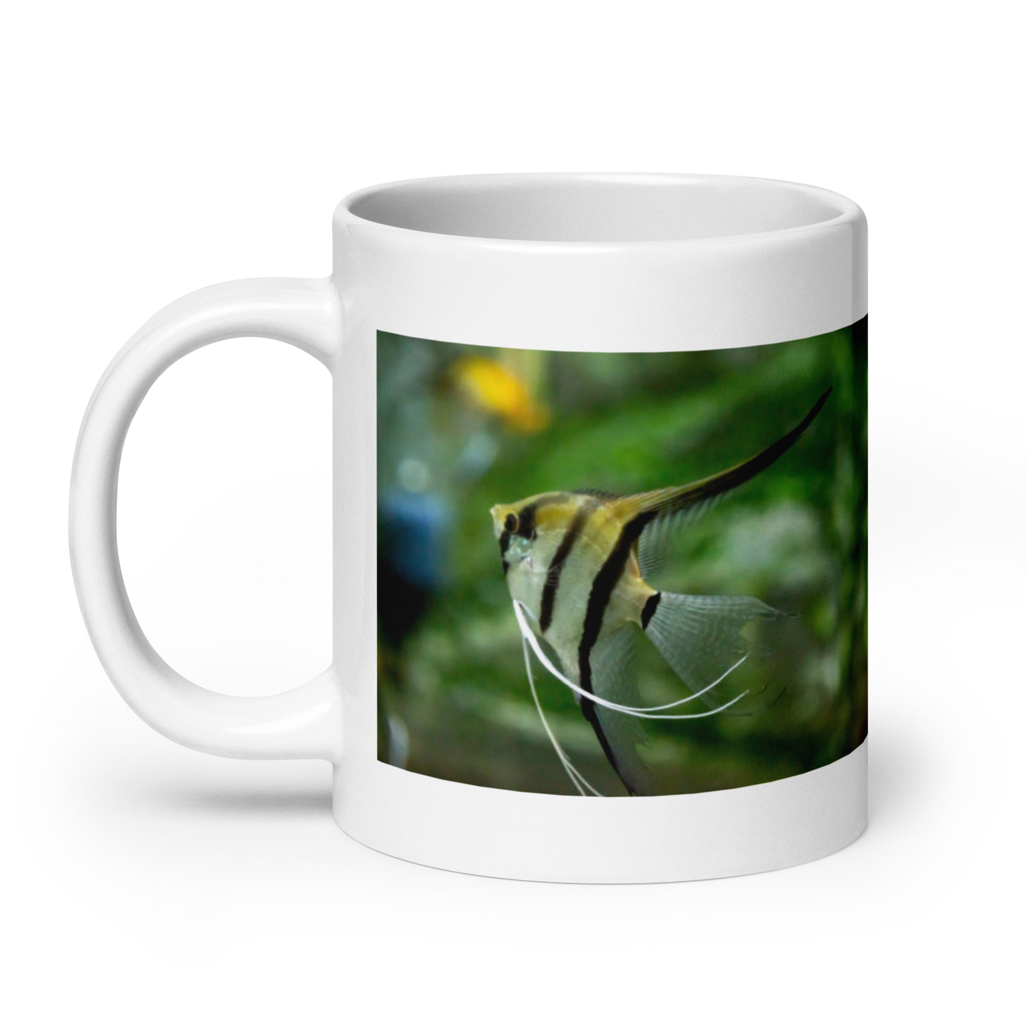 "Angelfish Mug #1: The Regal Reef Dweller (Ceramic)"