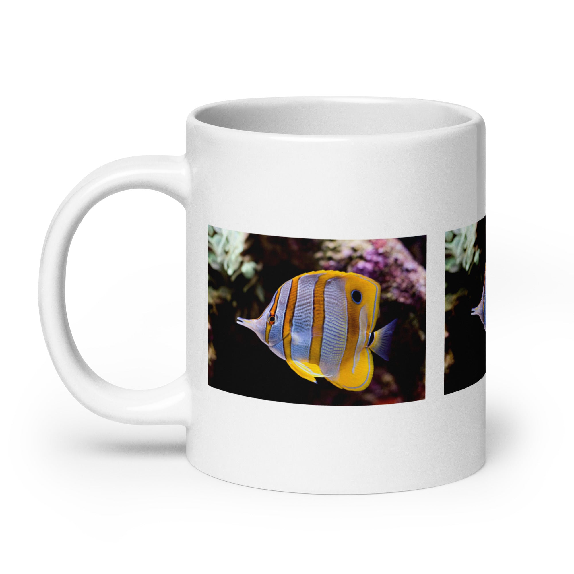 "Butterfly Fish Mug #1: The Coral Reef Gem (Ceramic)"