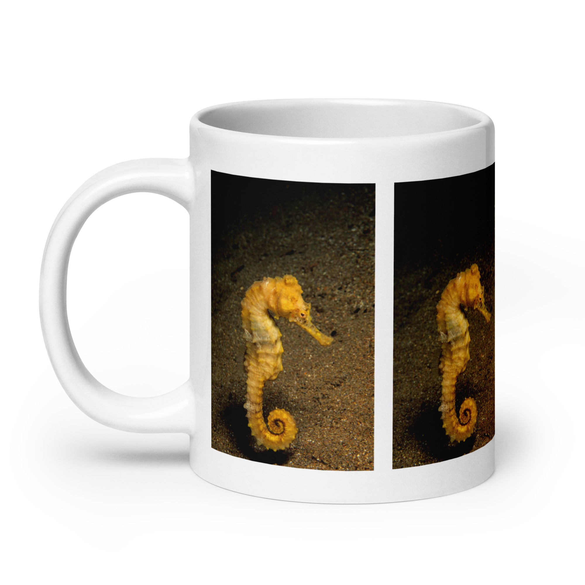 "Seahorse Mug #1: The Upright Swimmer (Ceramic)"