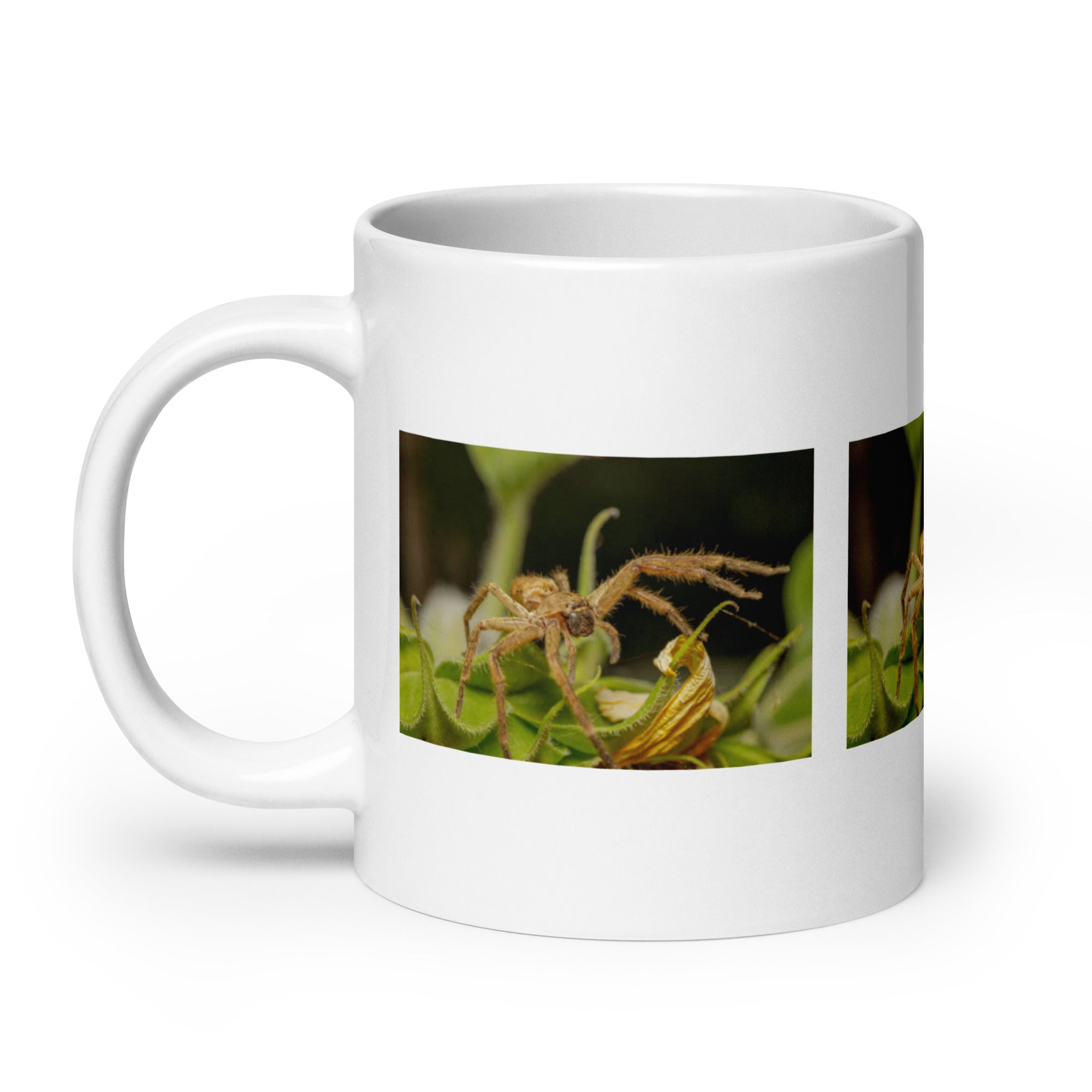 "Spider Mug #1: The Web-Spinning Weaver (Ceramic)"