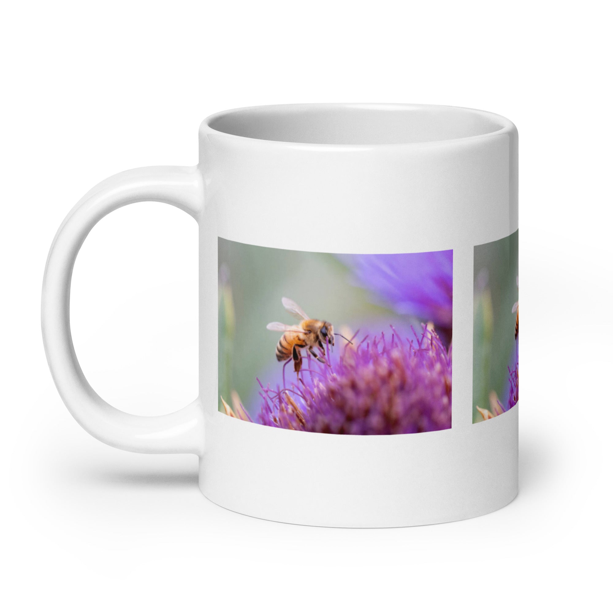 "Bee Mug #1: The Busy Pollinator (Ceramic)"