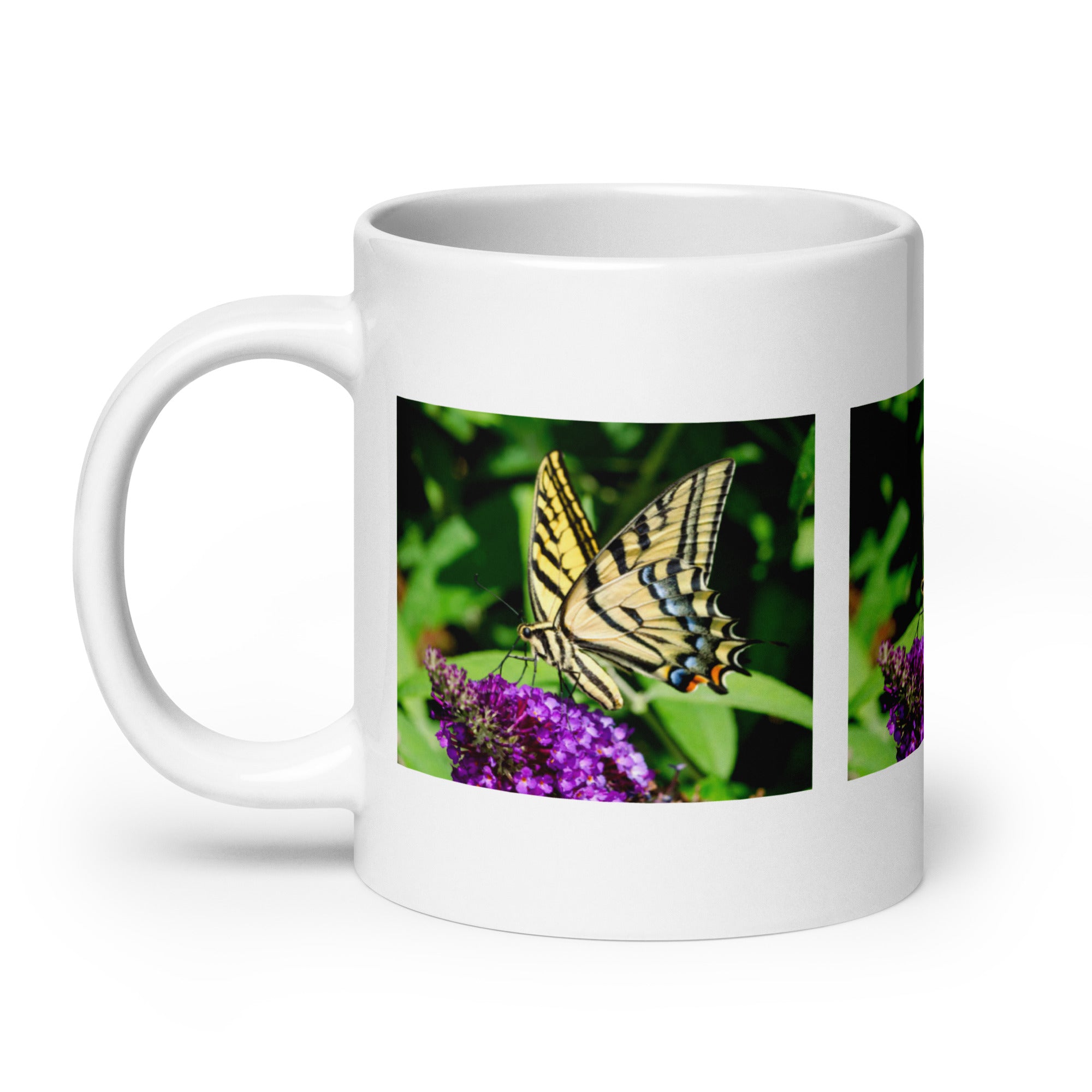 "Butterfly & Moth Mug #1: The Winged Metamorphosis (Ceramic)"