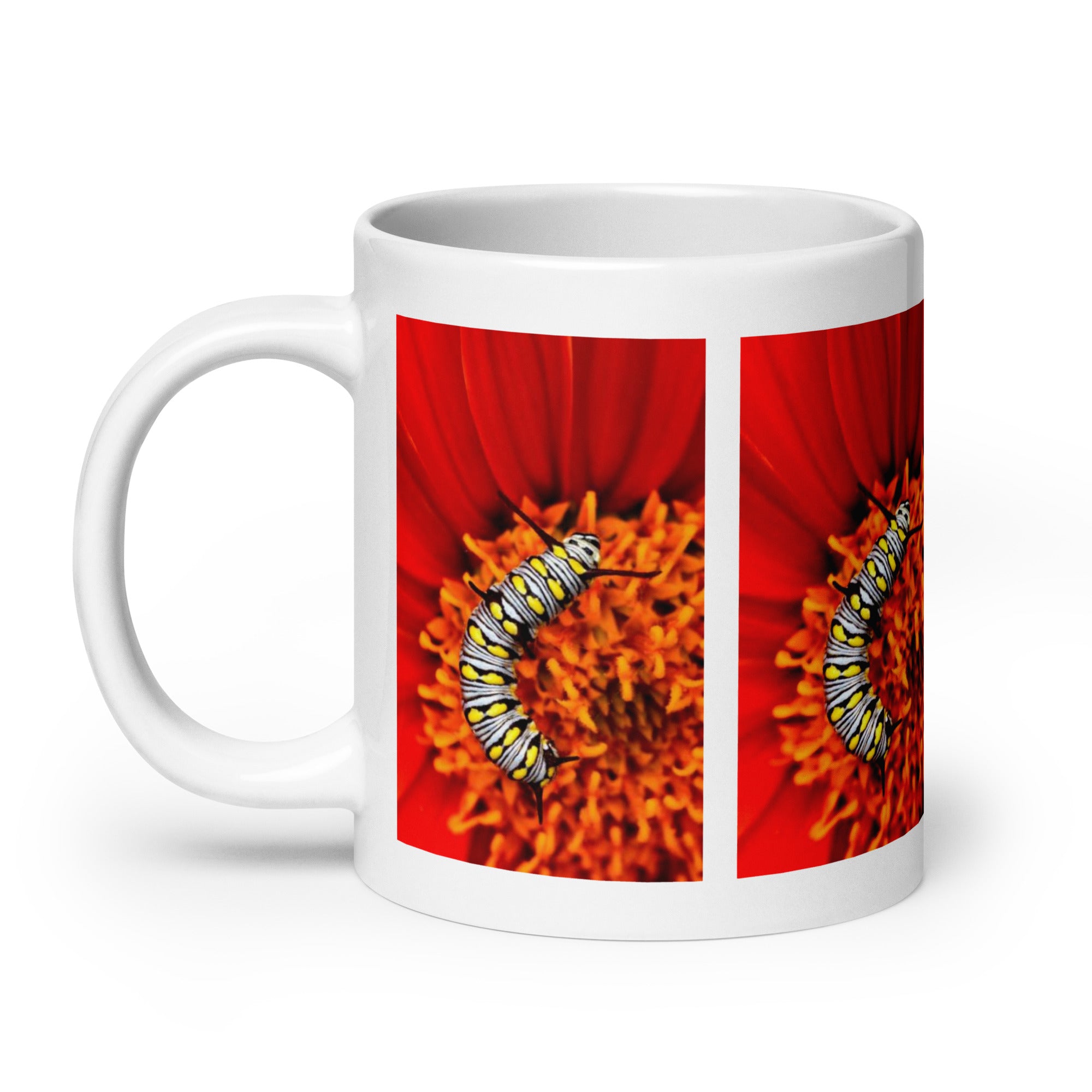 "Caterpillar Mug #1: The Munching Metamorph (Ceramic)"