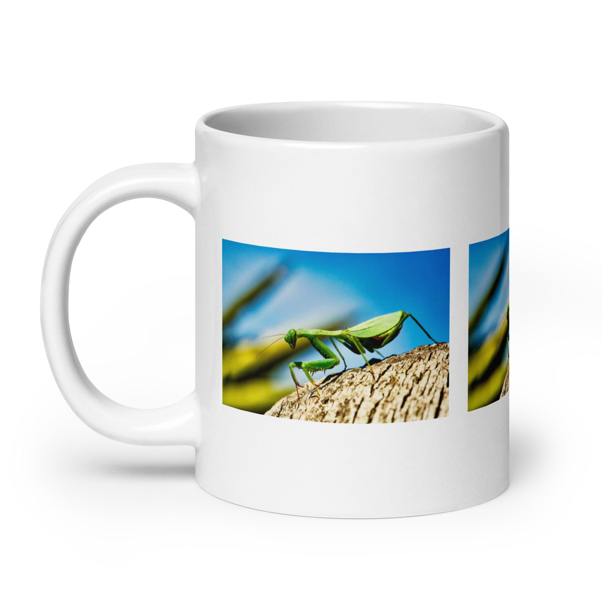 "Mantid Mug #1: The Patient Predator (Ceramic)"