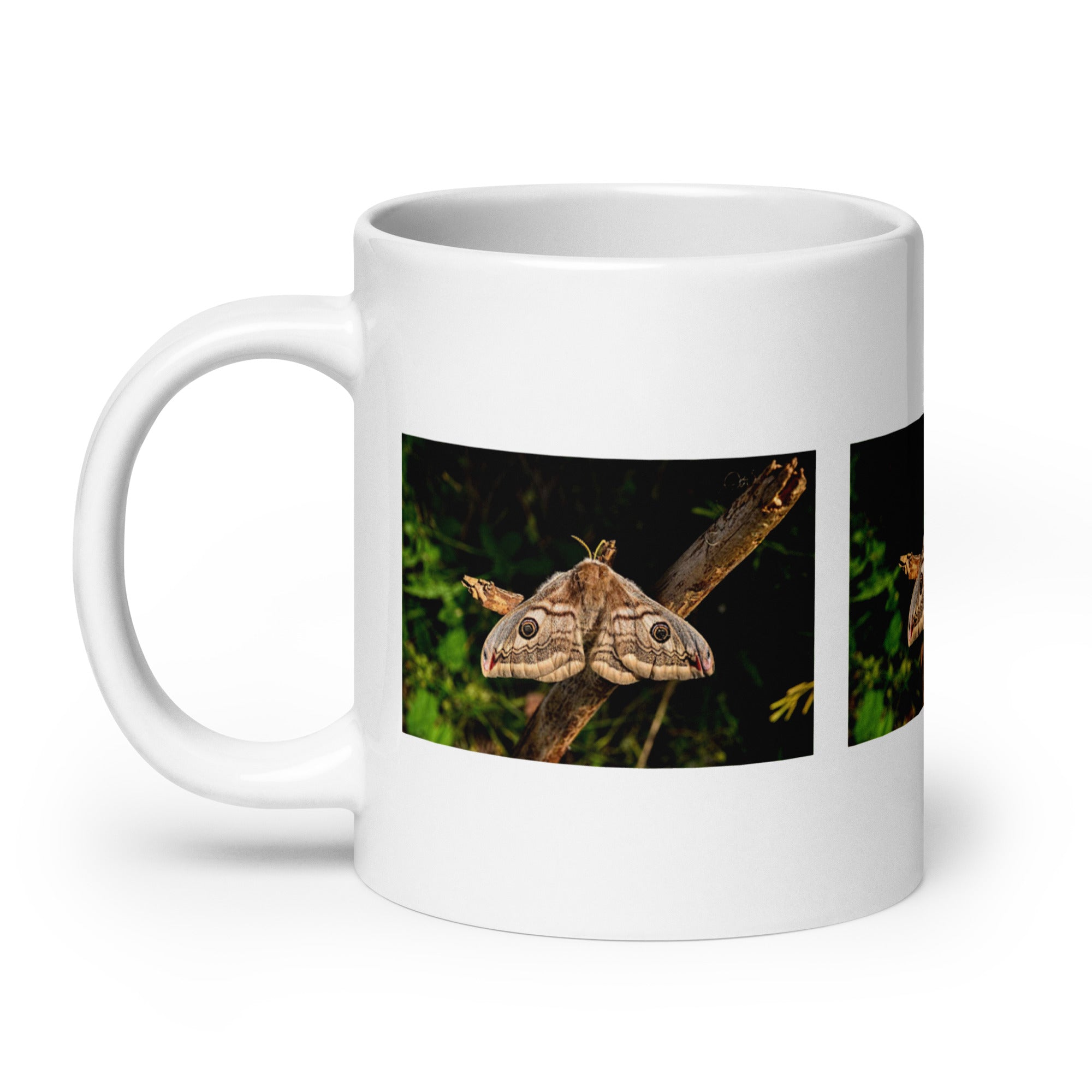 "Moth Mug #1: The Nocturnal Navigator (Ceramic)"