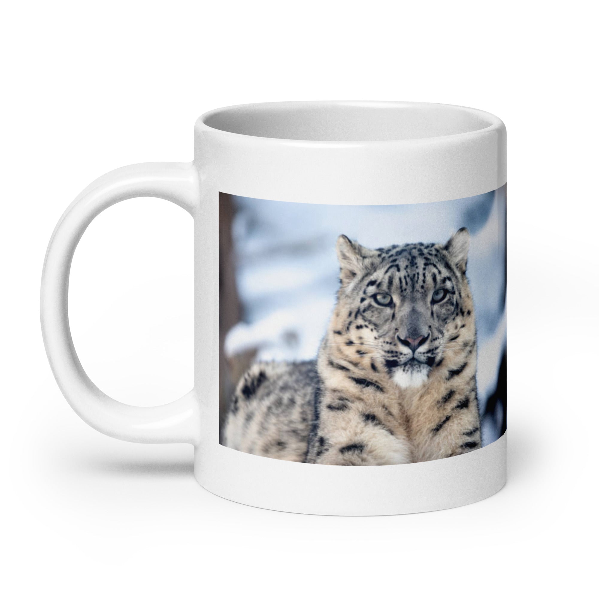 "Snow Leopard Mug #1: The Ghost of the Mountains (Ceramic)"