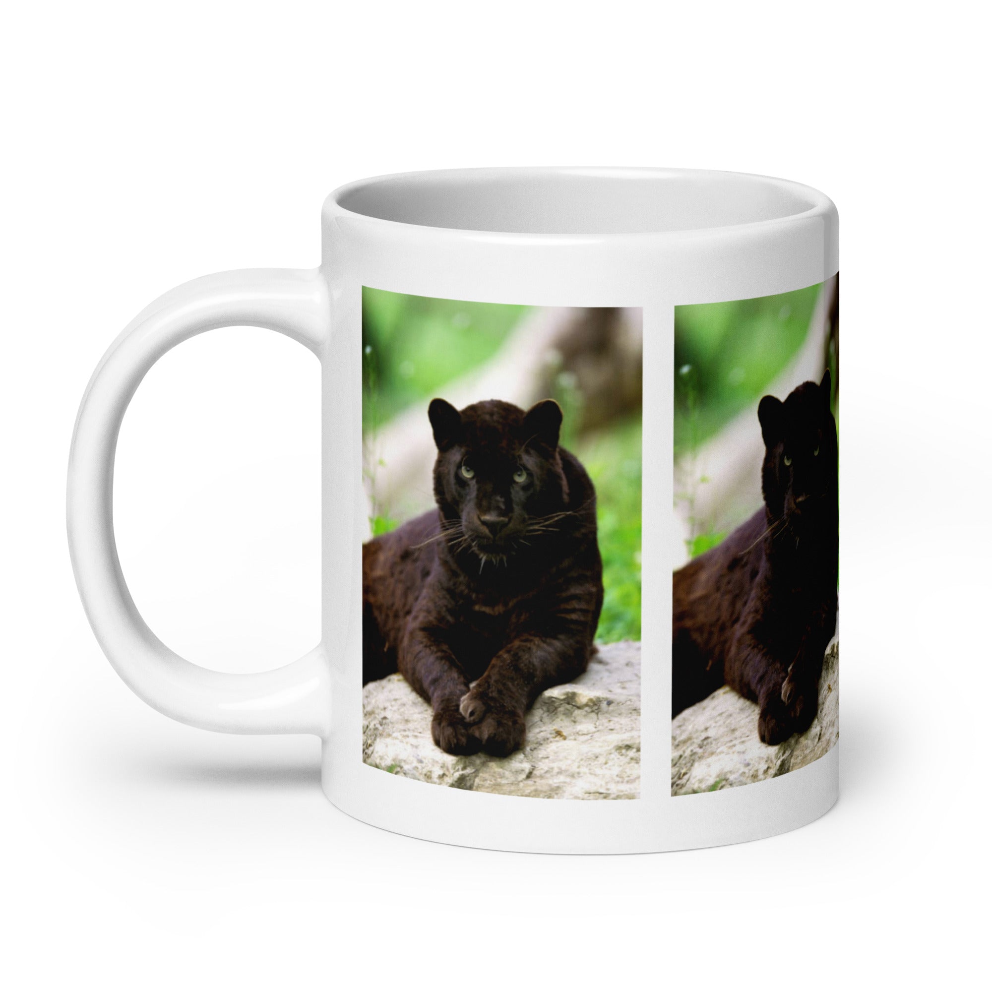 "Black Leopard Mug #1: The Phantom of the Night (Ceramic)"