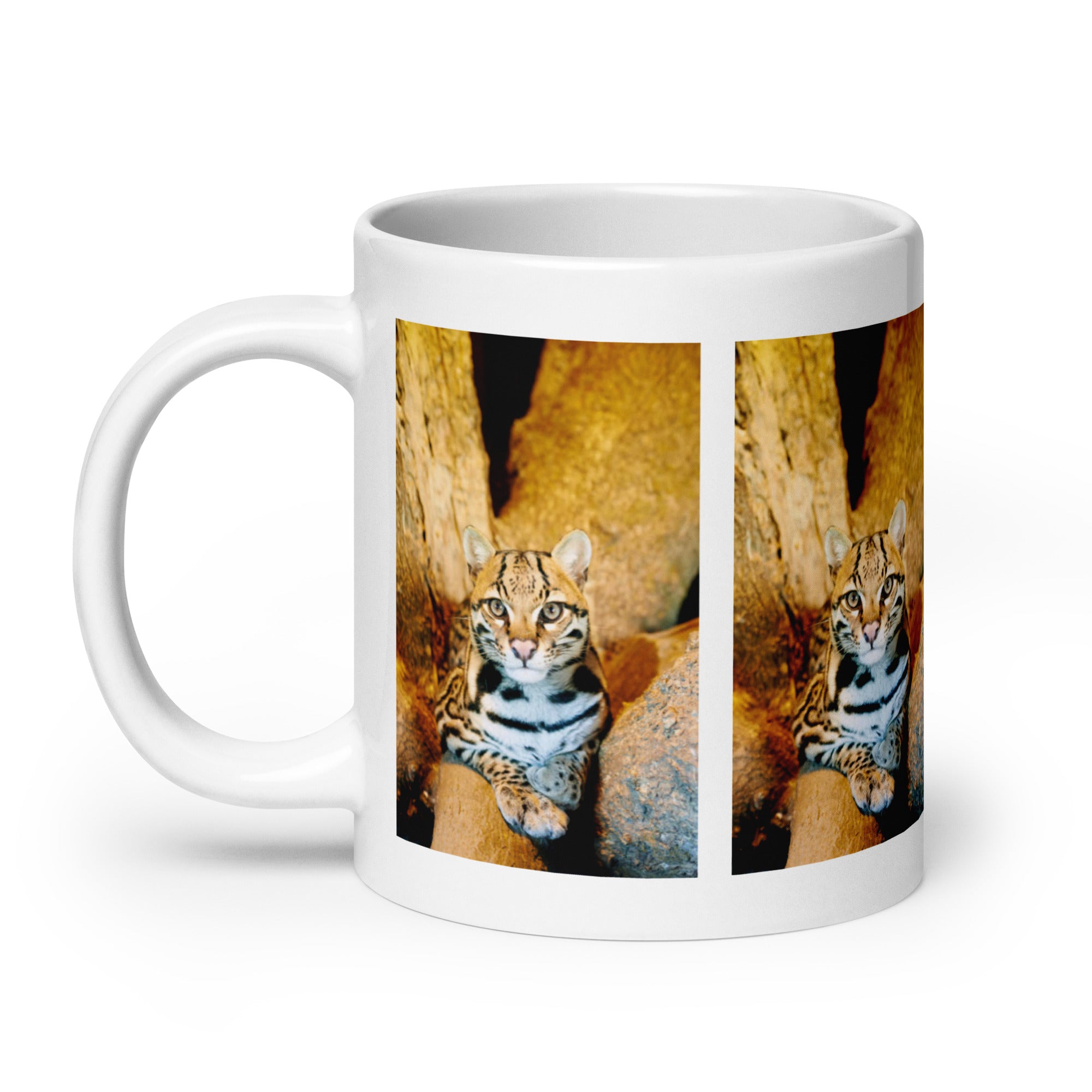 "Ocelot Mug #1: The Nocturnal Prowler (Ceramic)"