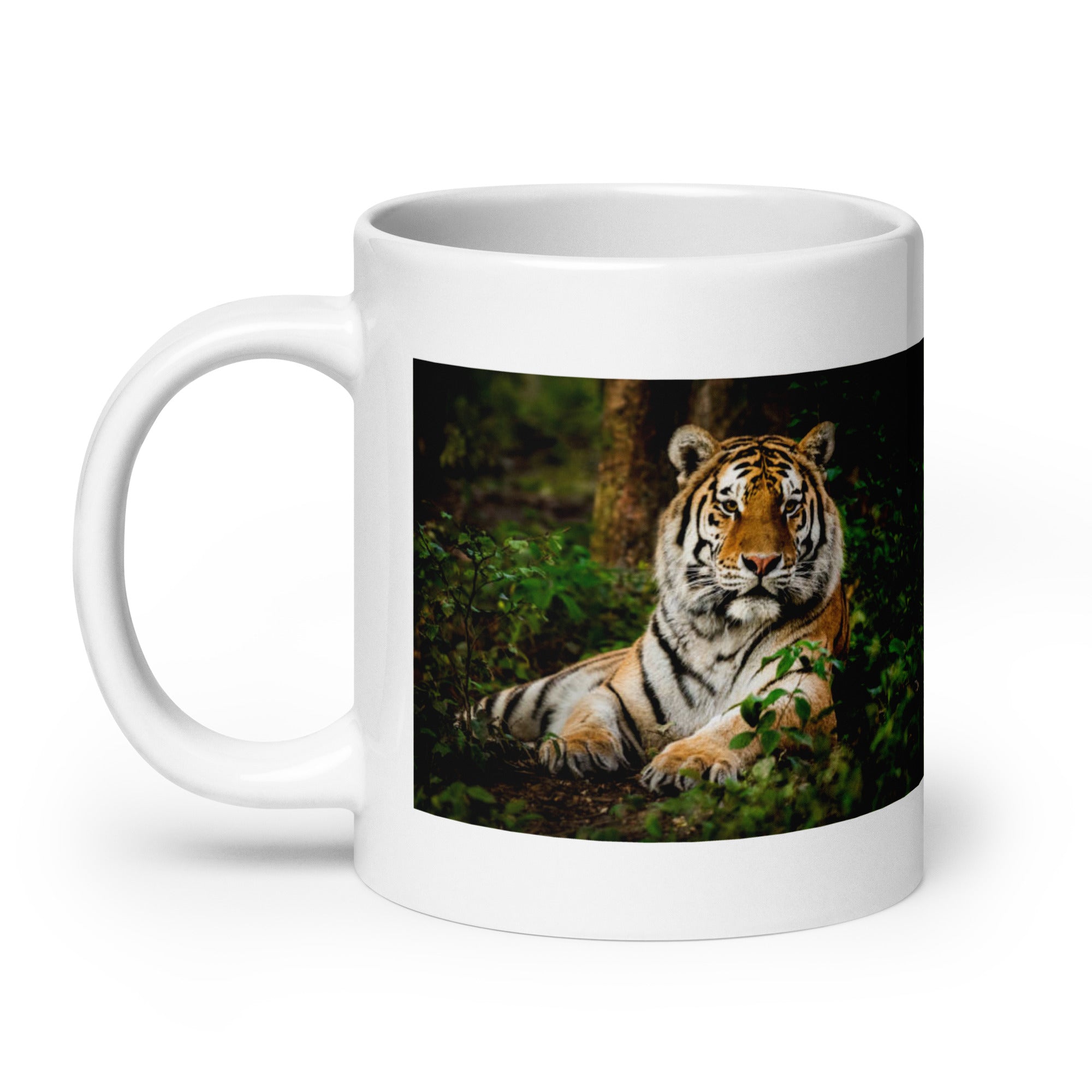 "Tiger Mug #1: The Striped Sovereign (Ceramic)"