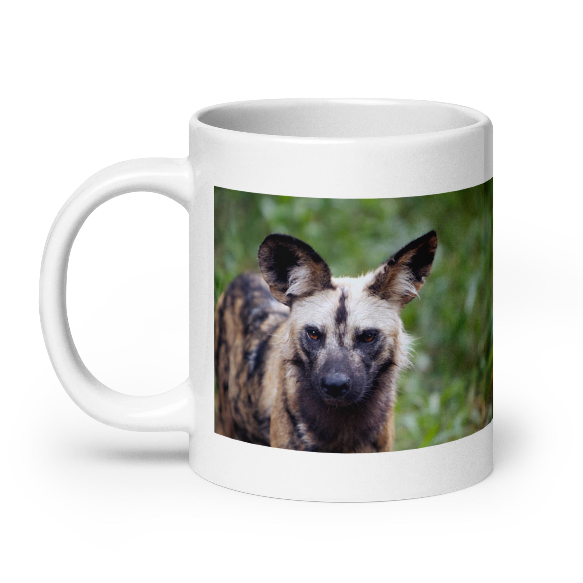 "African Wild Dog Mug #1: The Painted Pack Hunter (Ceramic)"