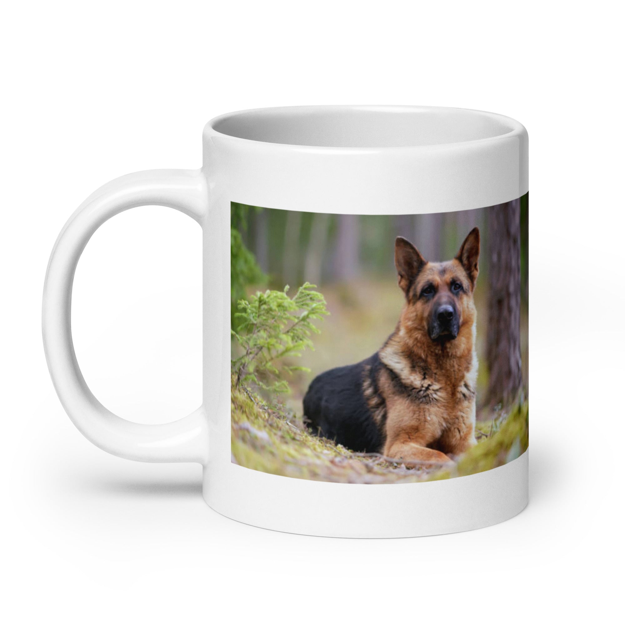 "German Shepherd Mug #1: The Loyal Guardian (Ceramic)"