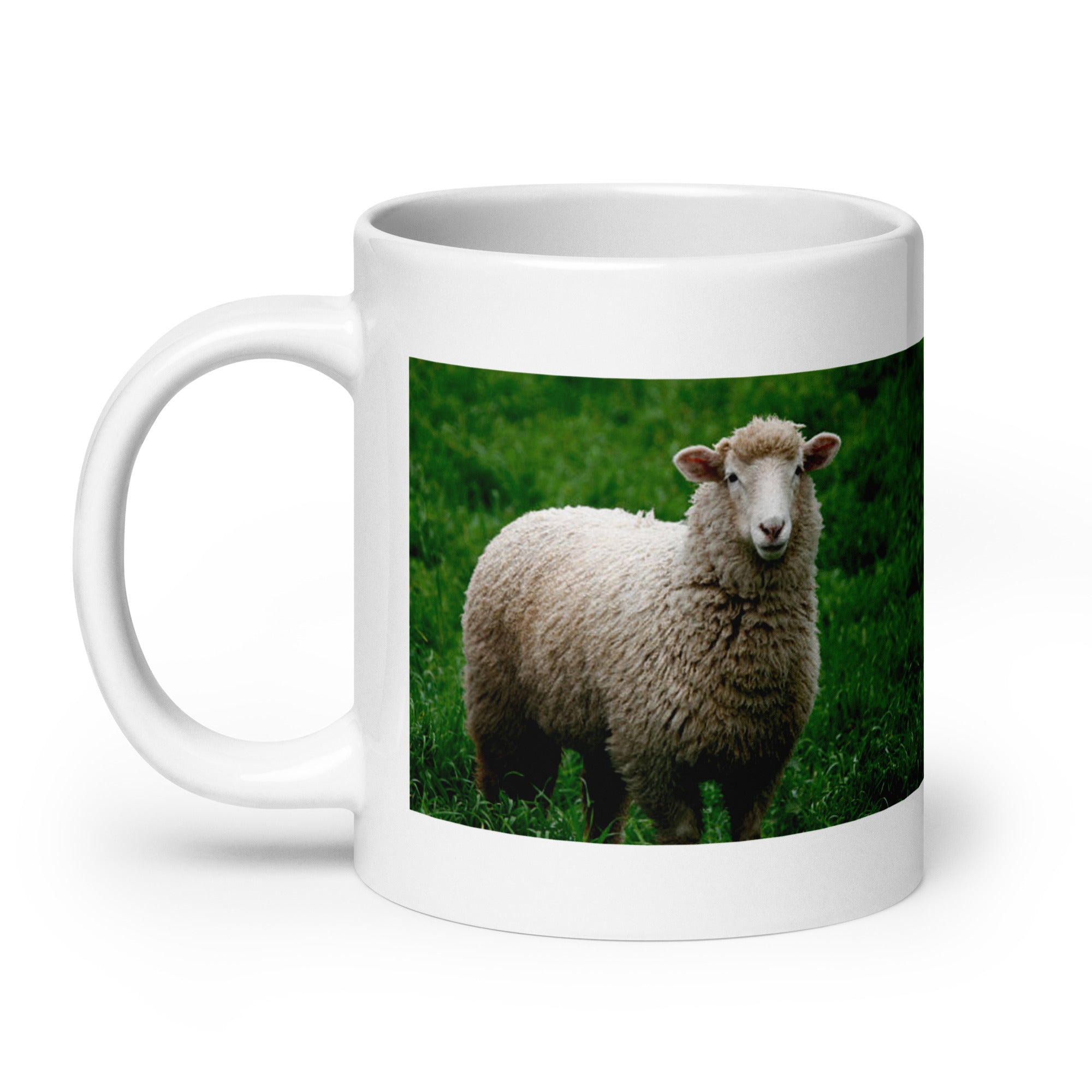 "Sheep Mug #1: The Wooly Wanderer (Ceramic)"