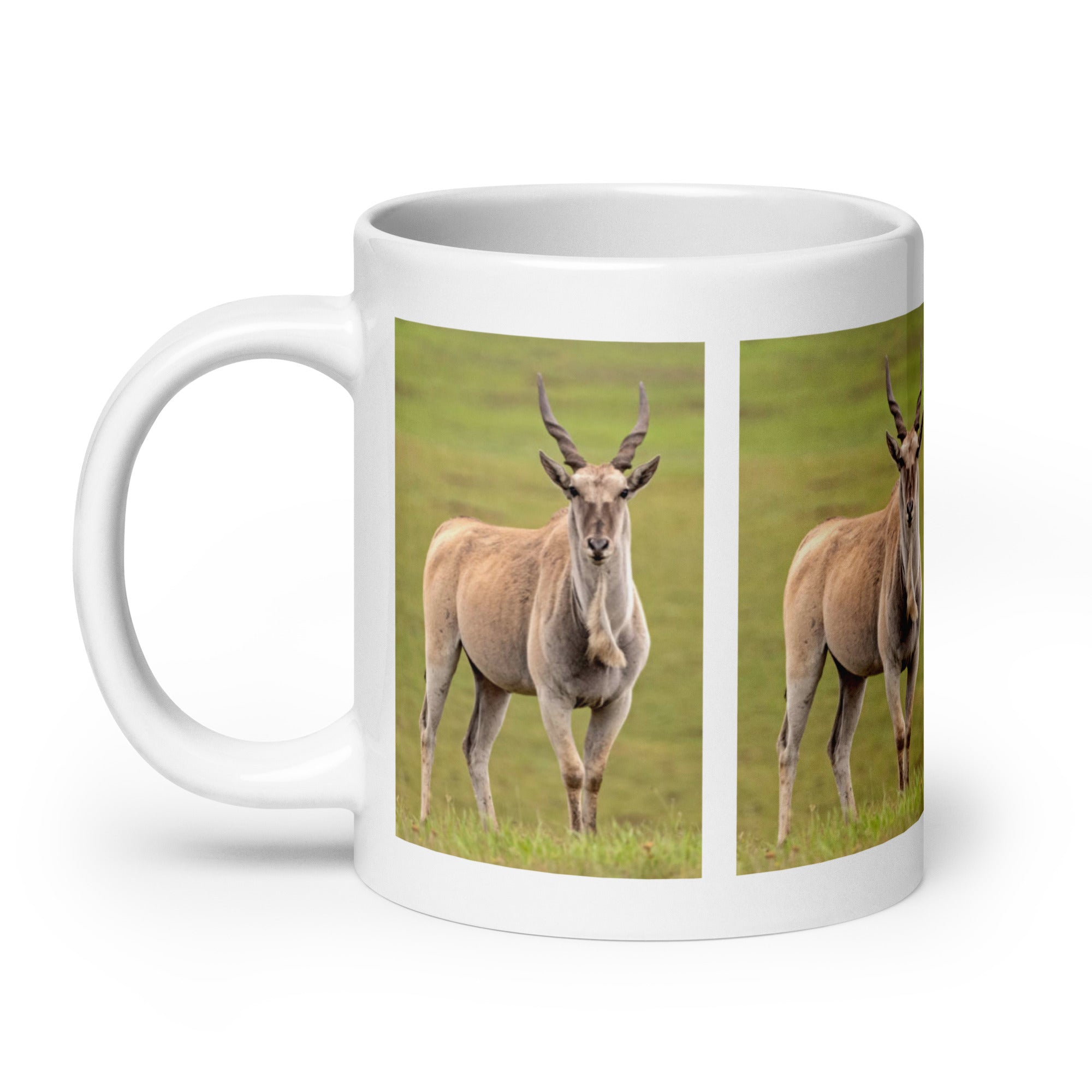 "Eland Mug #1: The Spiral-Horned Grazer (Ceramic)"