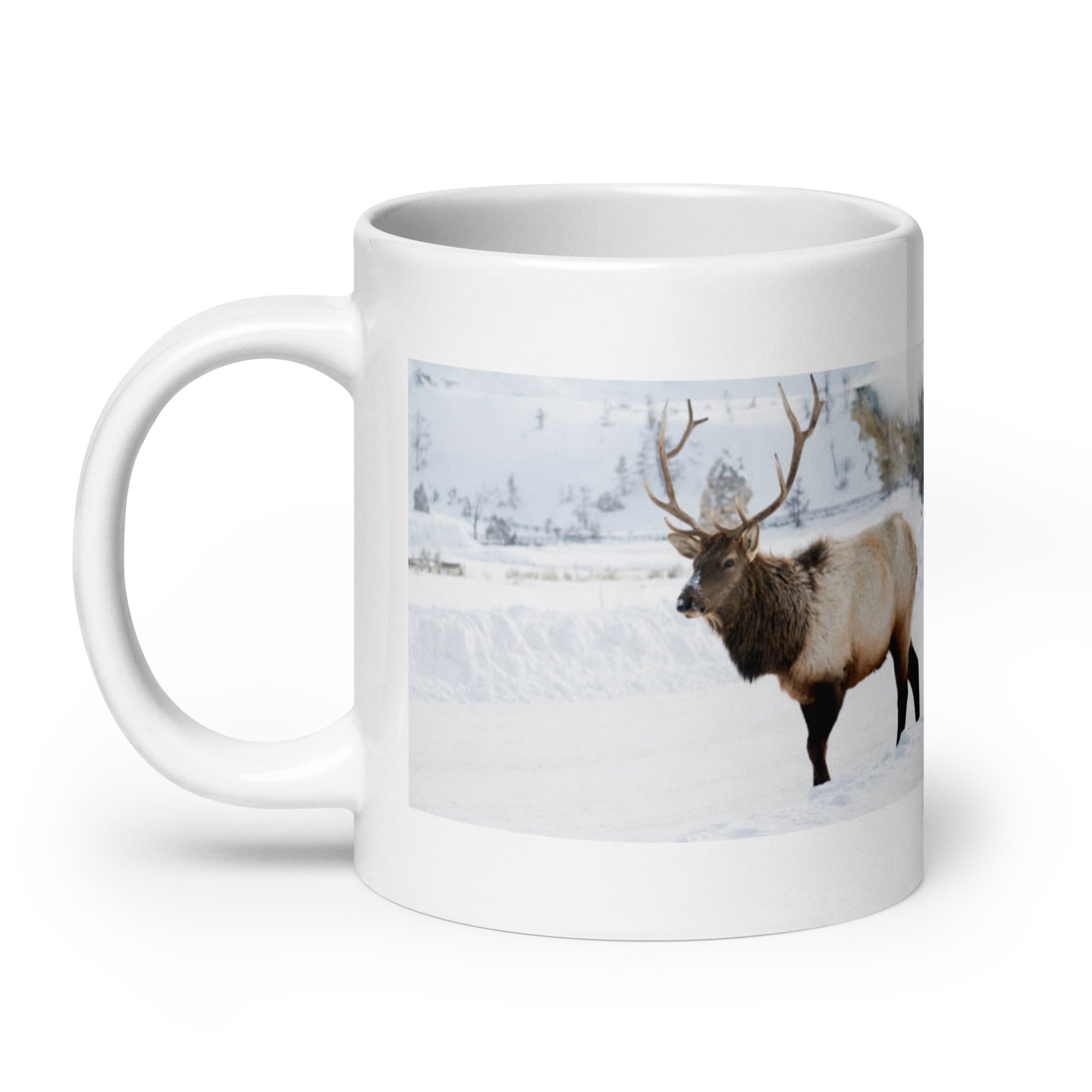 "Elk Mug #1: The Antlered Monarch (Ceramic)"