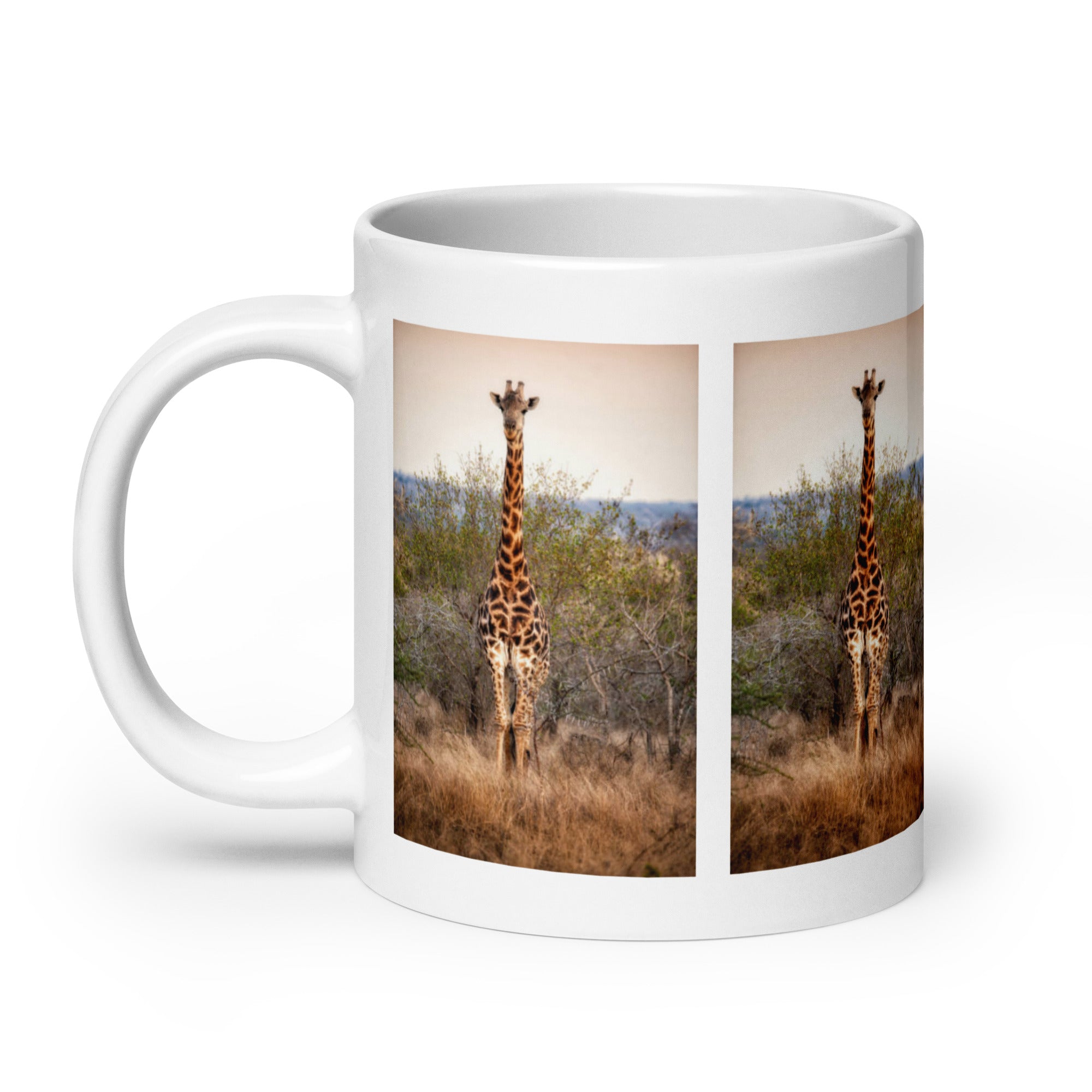 "Giraffe Mug #1: The Towering Browsers (Ceramic)"