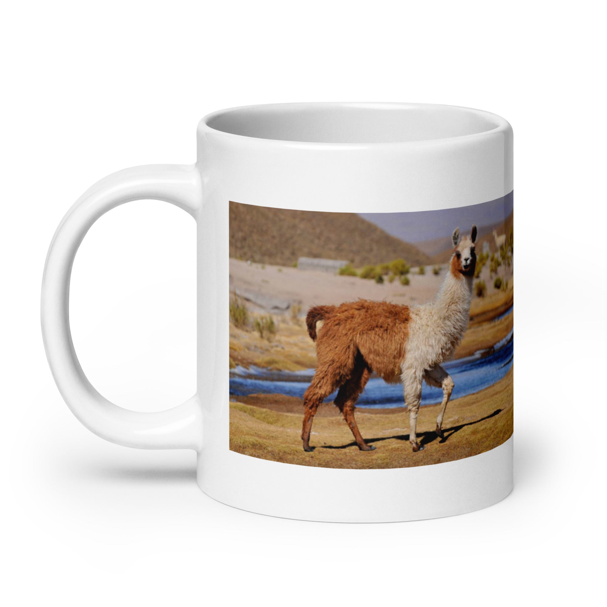 "Llama Mug #1: The High-Altitude Trekker (Ceramic)"