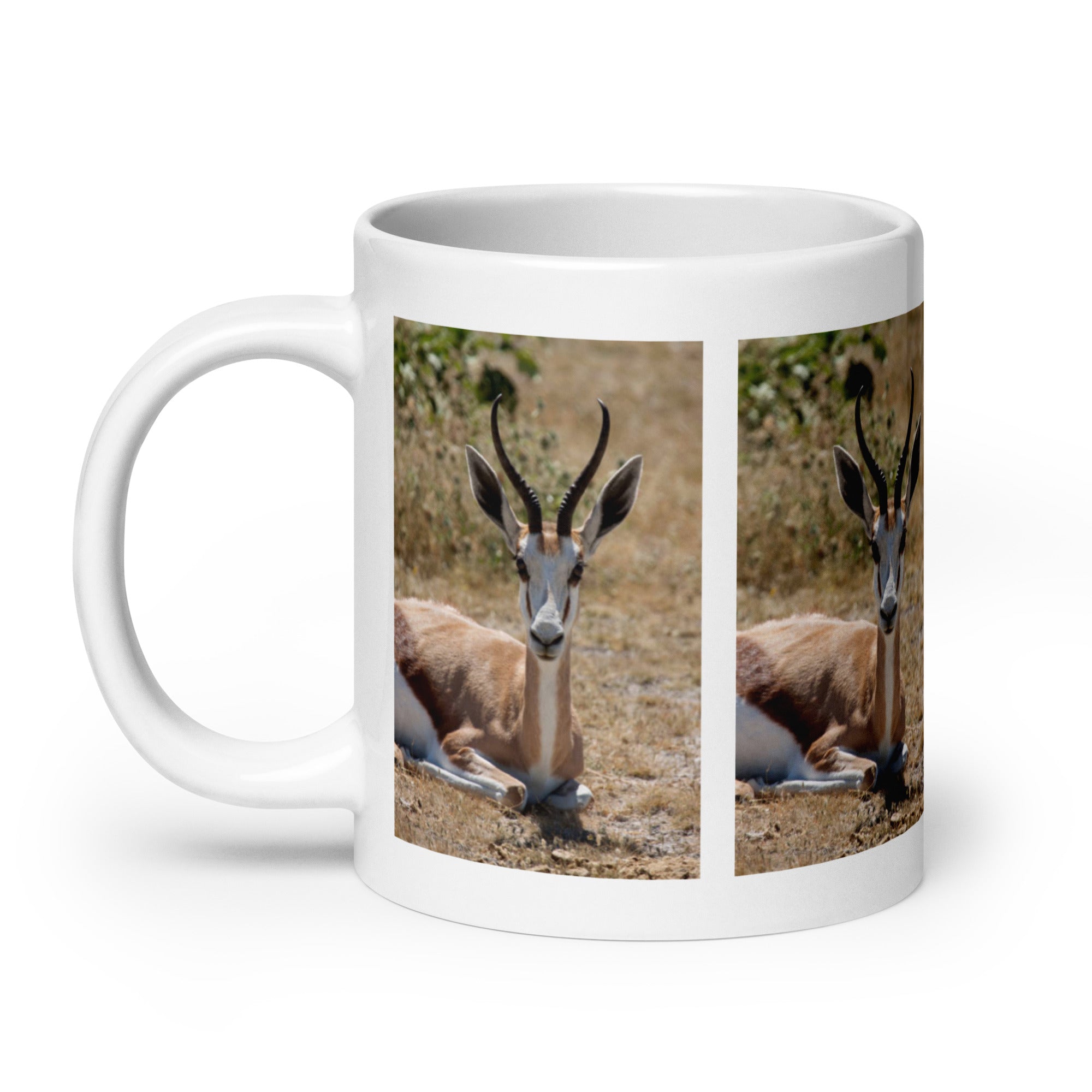 "Springbok Mug #1: The Pronking Gazelle (Ceramic)"