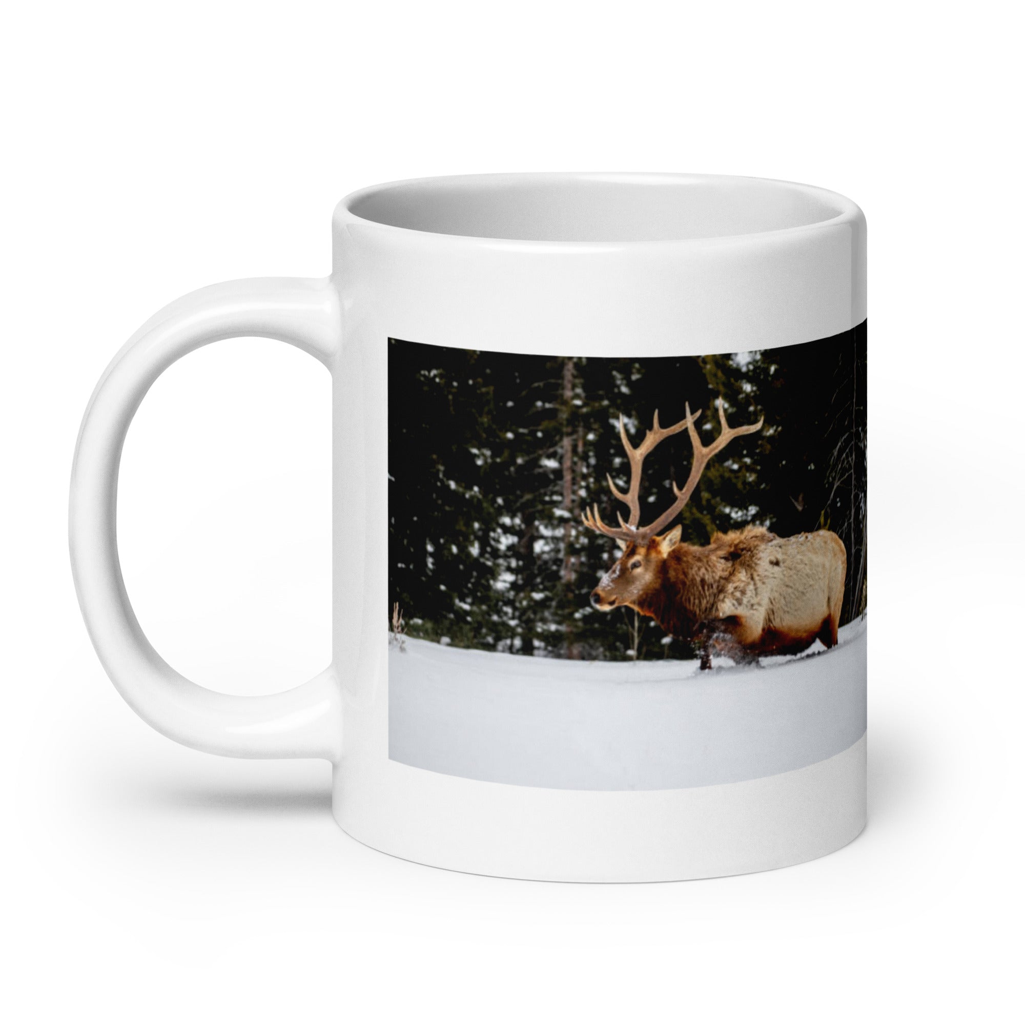 "Wapiti Mug #1: The Bugling Elk (Ceramic)"