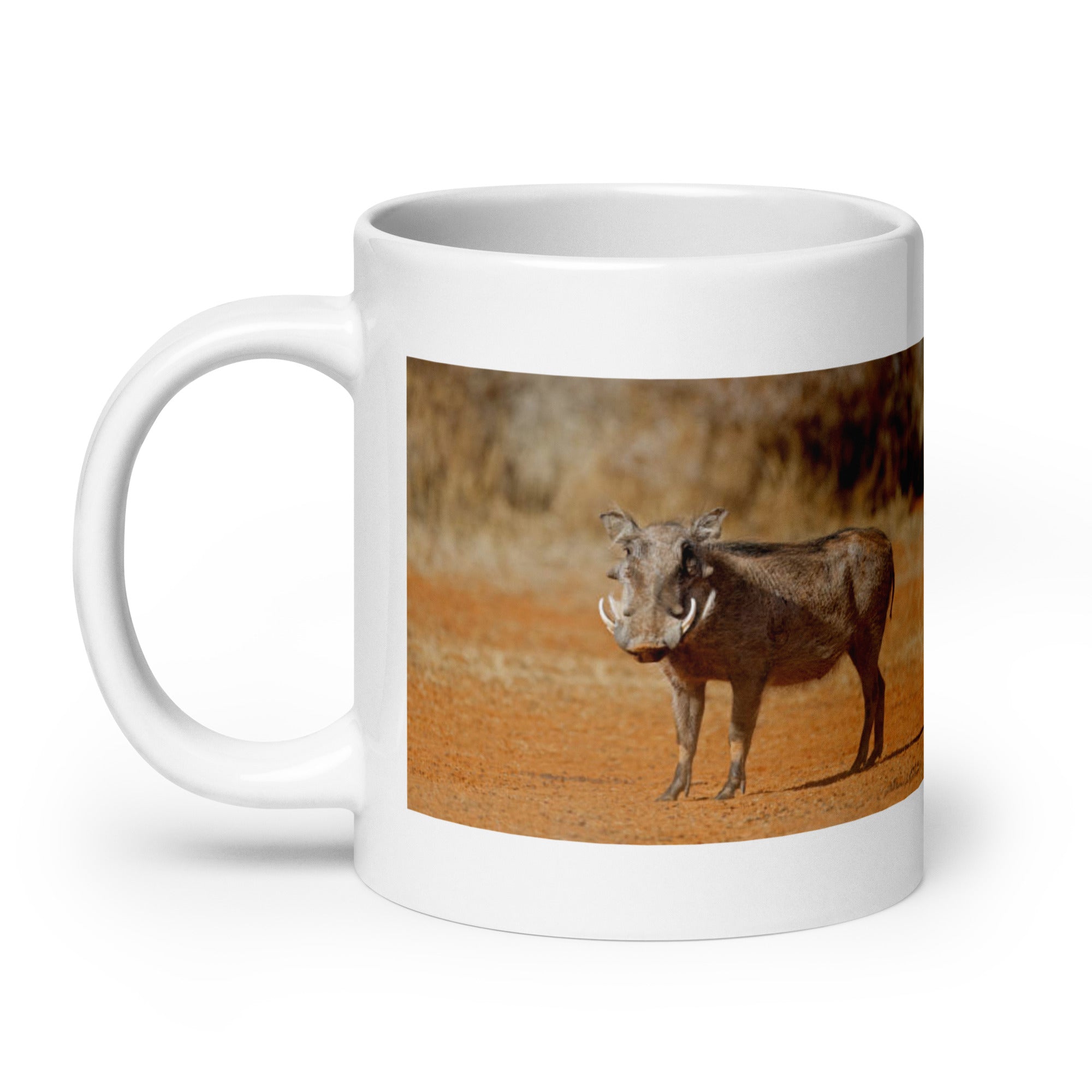 "Warthog Mug #1: The Tusked Grazer (Ceramic)"