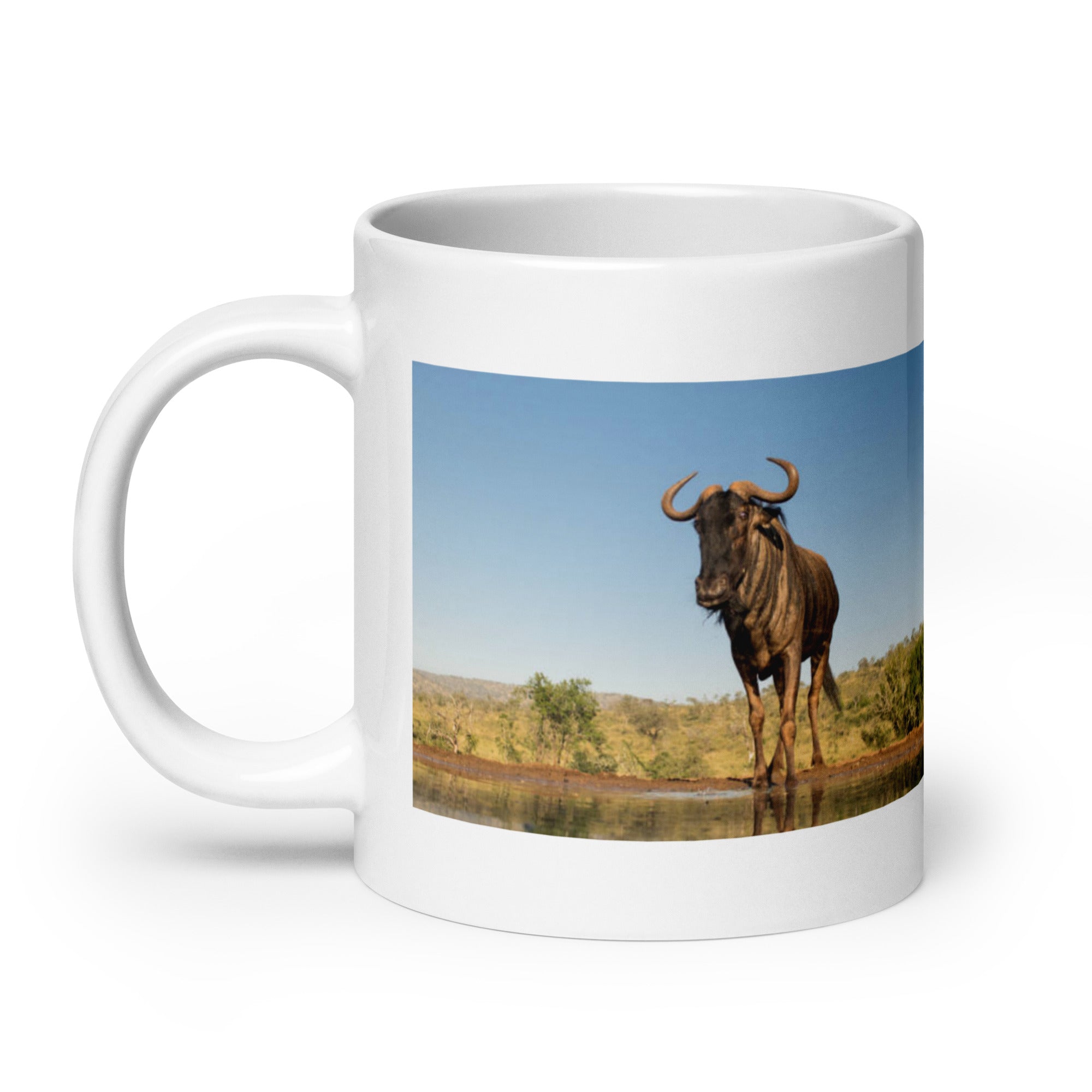 "Wildebeest Mug #1: The Great Migration (Ceramic)"