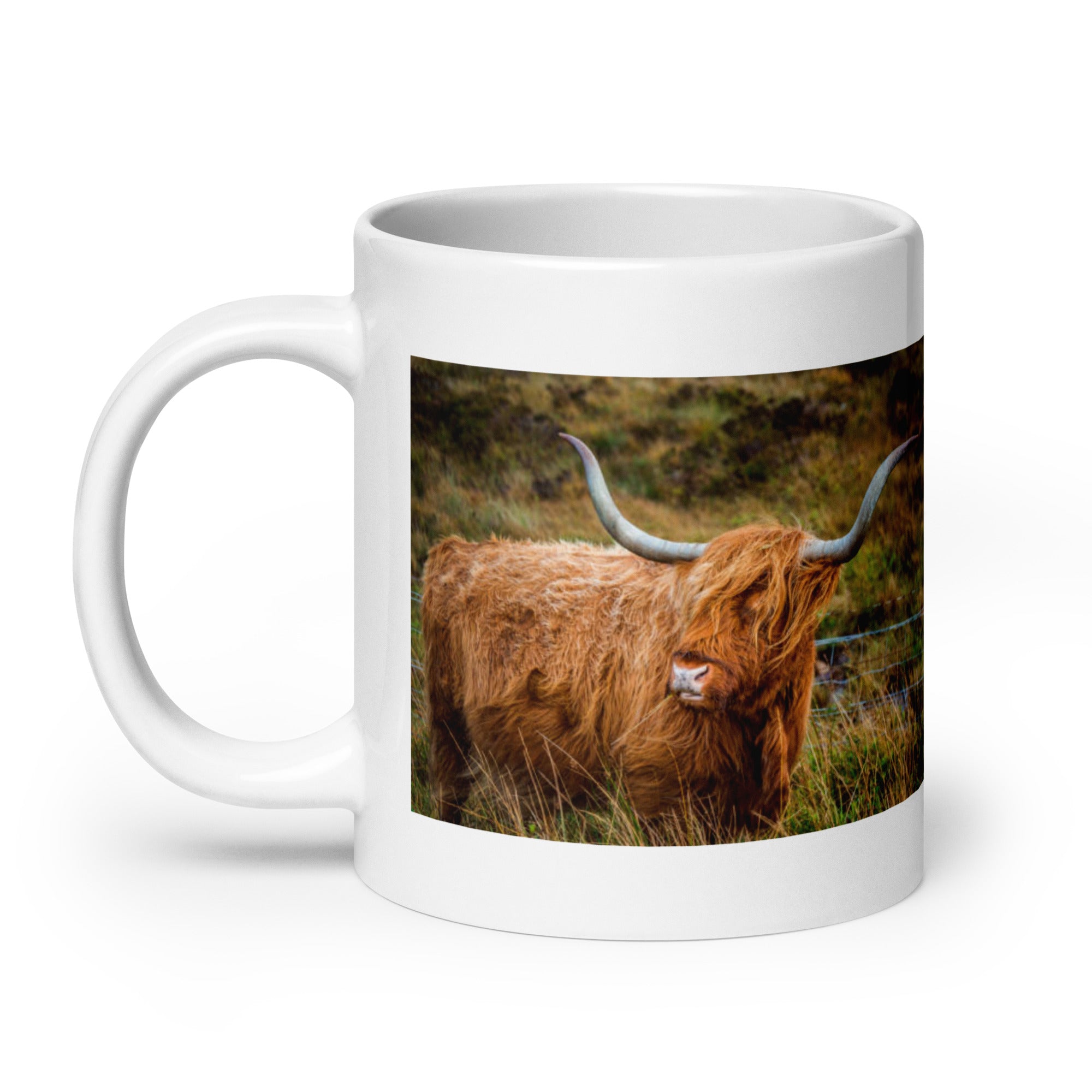 "Yak Mug #1: The High-Altitude Shaggy Beast (Ceramic)"