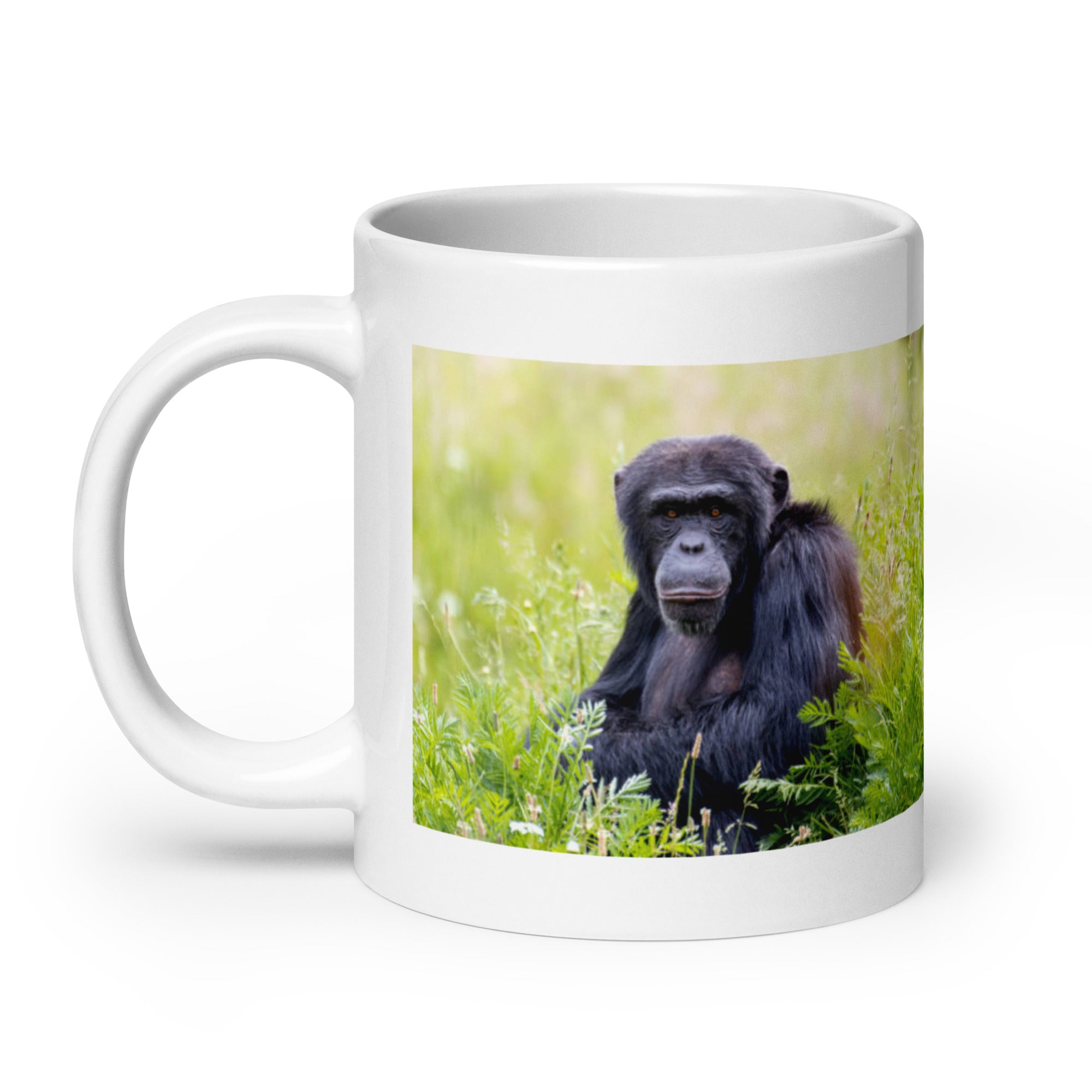 "Bonobo Mug #1: The Peace-Loving Primate (Ceramic)"