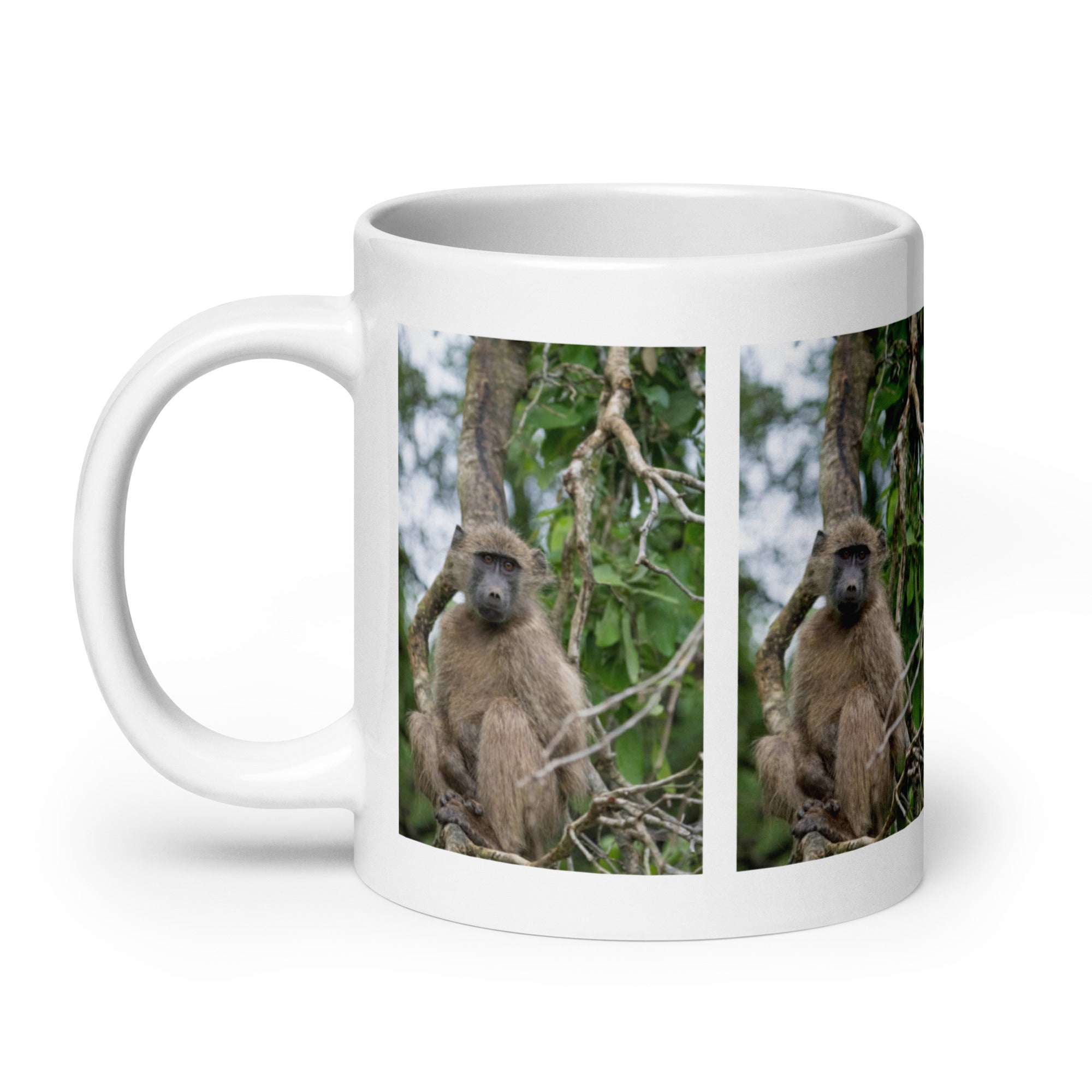 "Chacma Baboon Mug #1: The Adaptable Forager (Ceramic)"