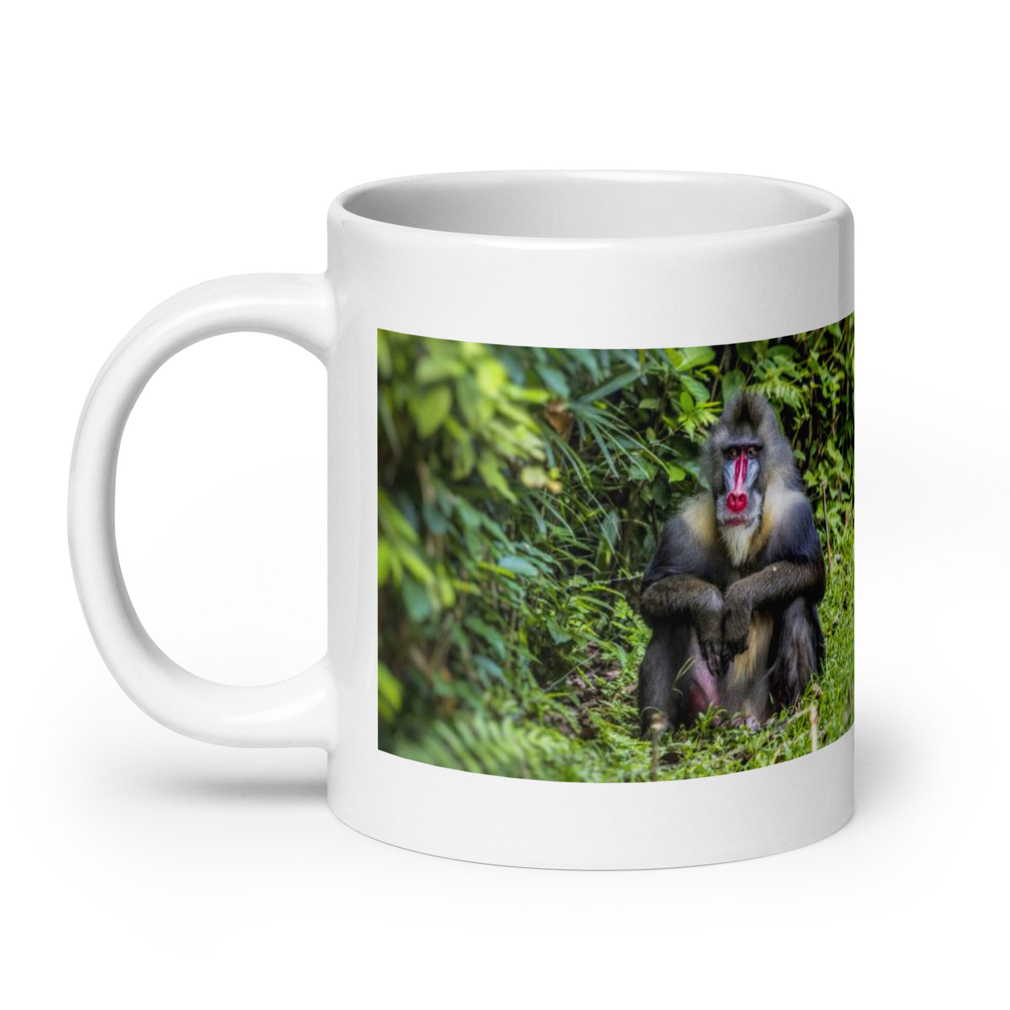 "Mandrill Mug #1: The Colorful Primate (Ceramic)"