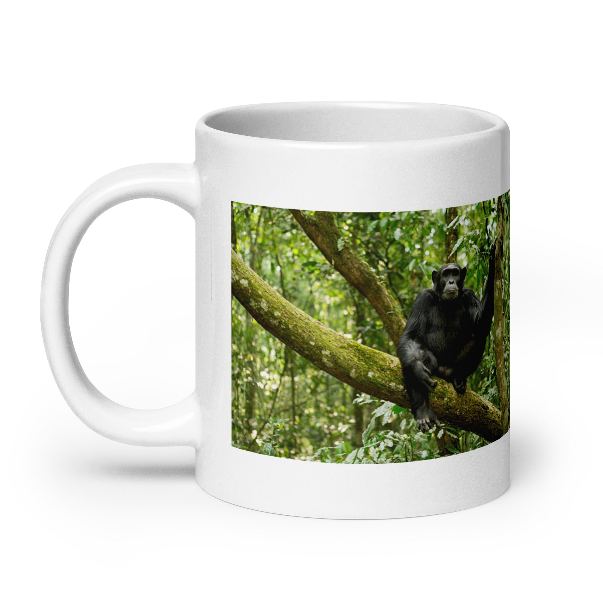 "Monkey Mug #1: The Curious Climber (Ceramic)"