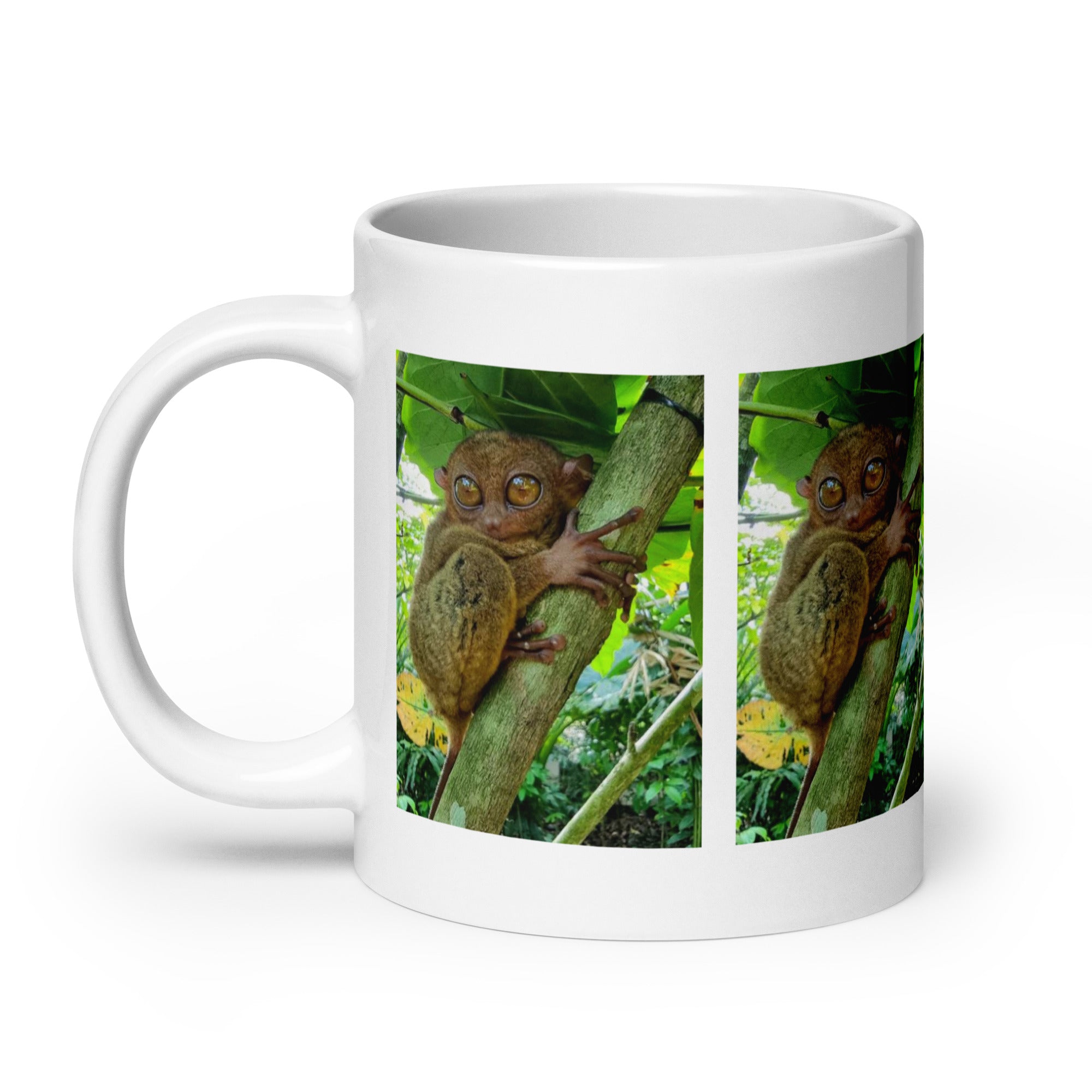 "Tarsier Mug #1: The Big-Eyed Night Gazer (Ceramic)"