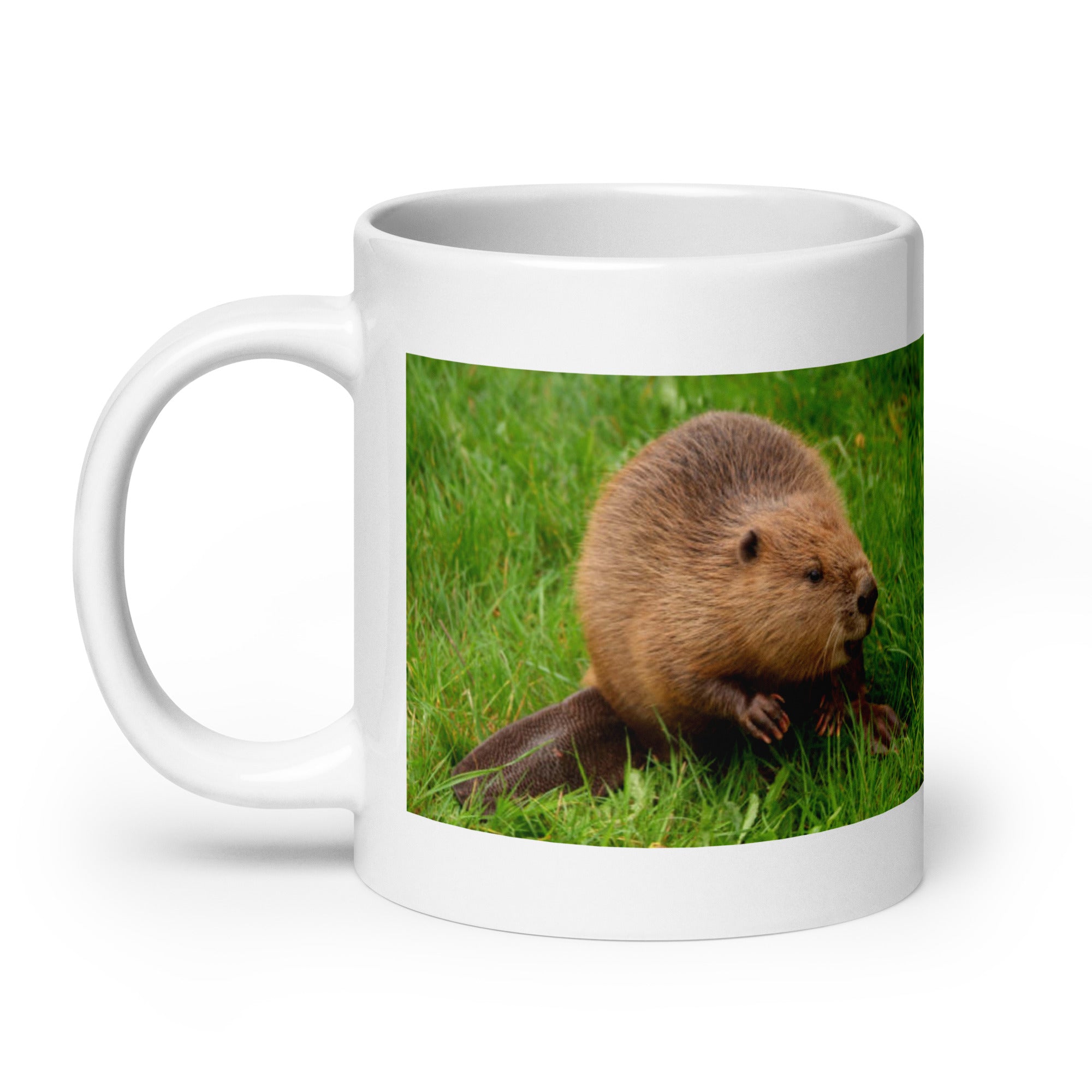 "Beaver Mug #1: The Industrious Dam Builder (Ceramic)"