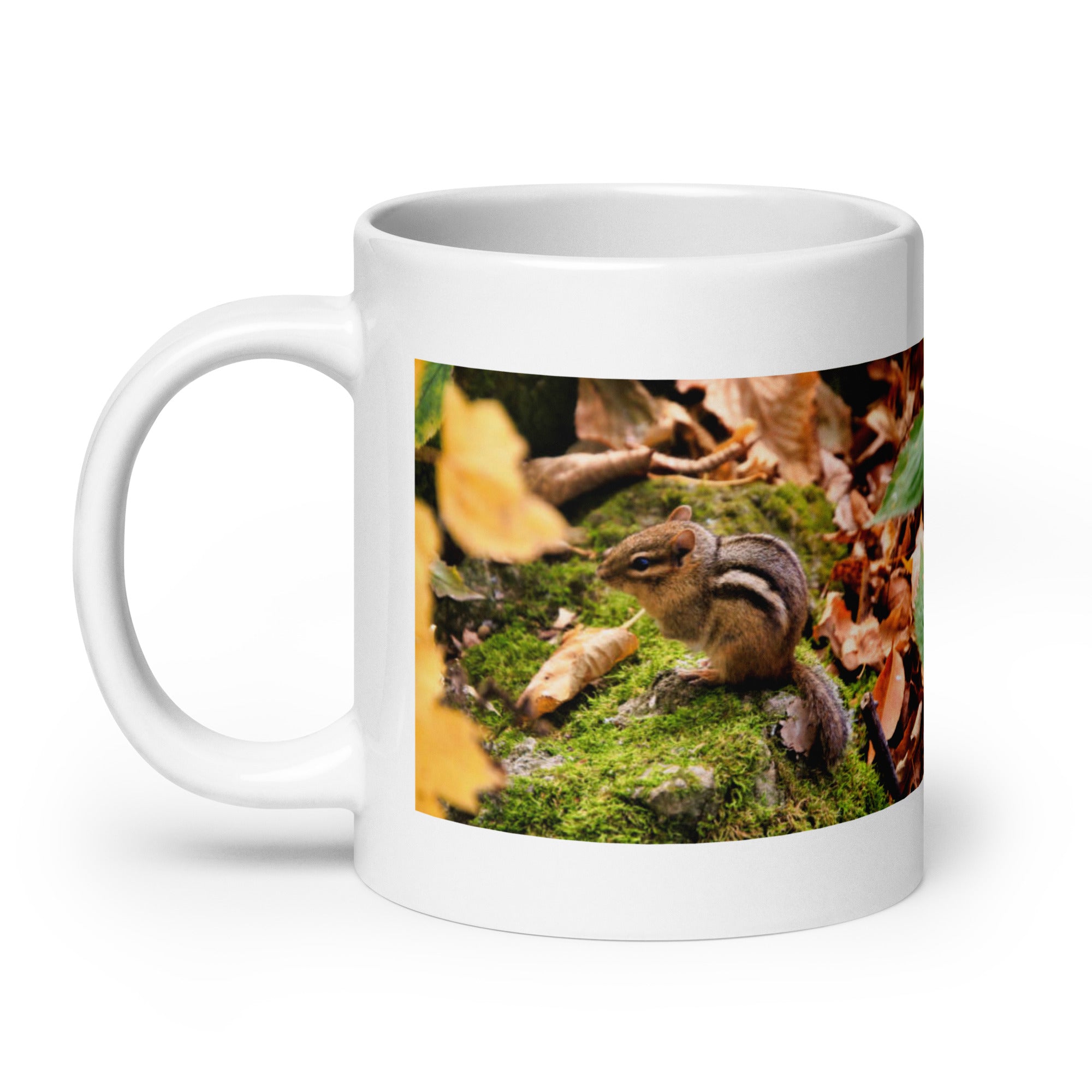 "Chipmunk Mug #1: The Cheek-Stuffing Forager (Ceramic)"