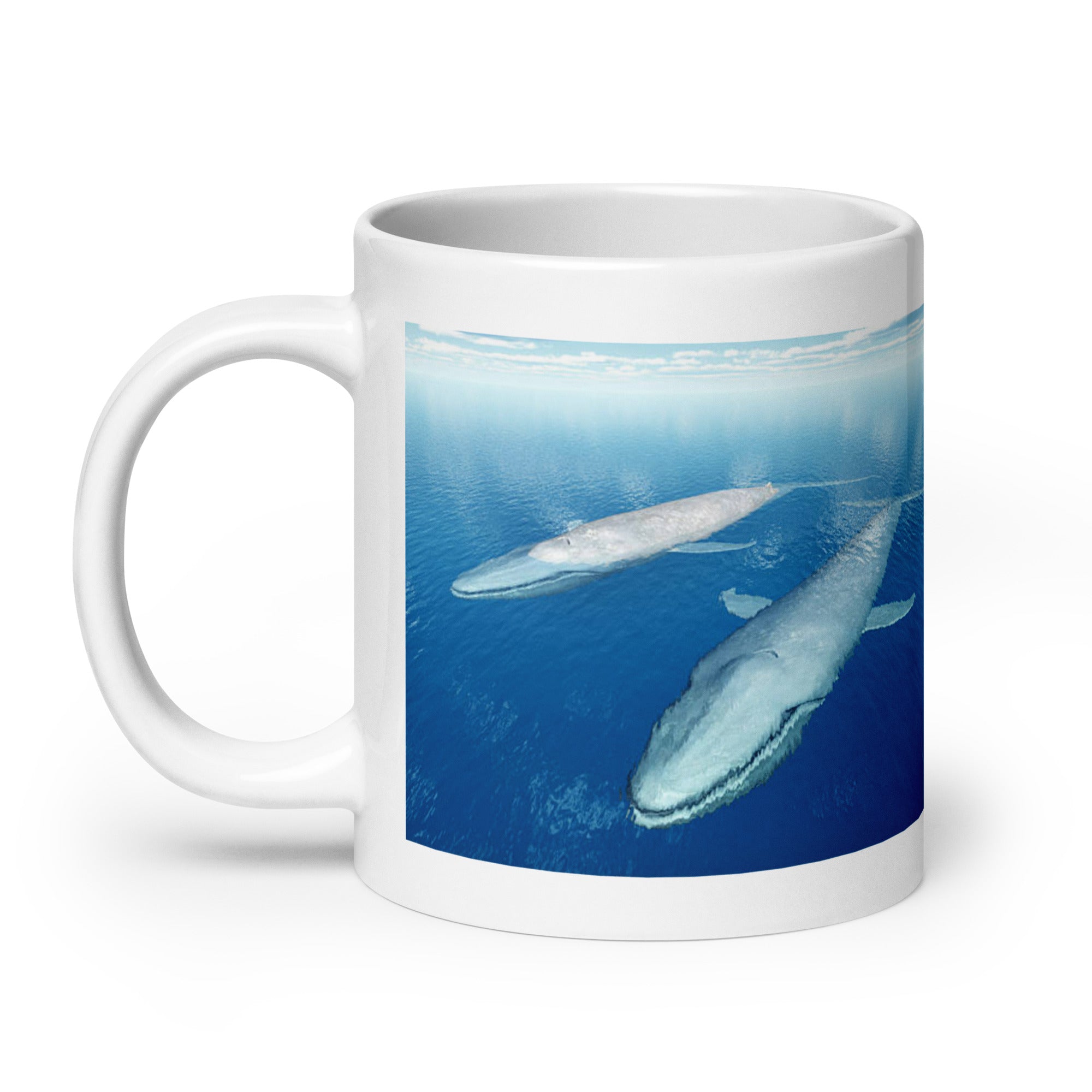 Blue Whale Mug #1: The Gentle Giant (Ceramic)