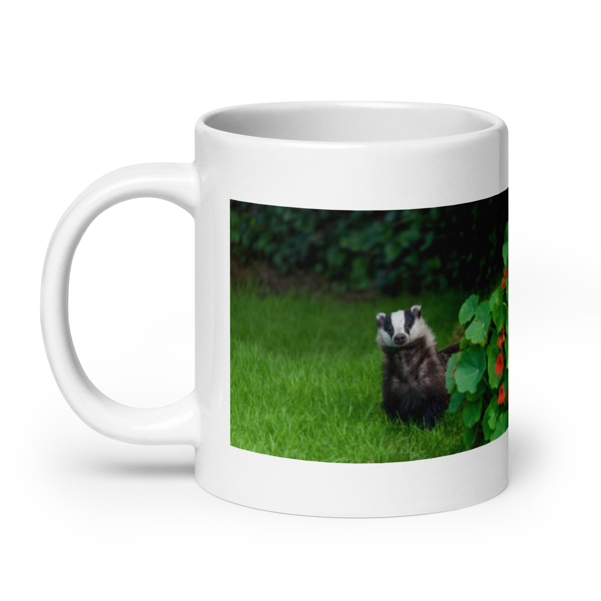 Badger Mug #1: The Fearless Forager (Ceramic)