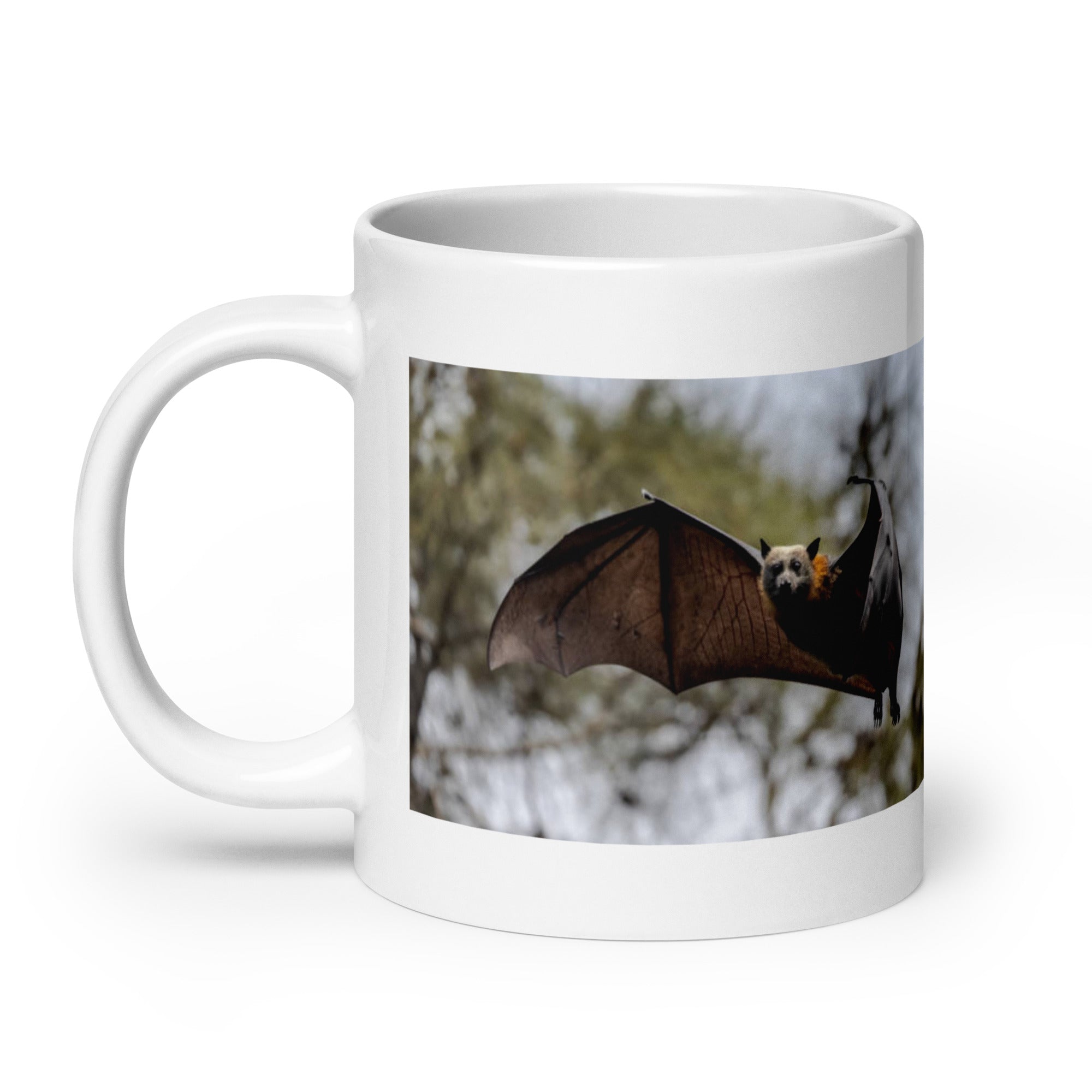 Bat Mug #1: The Echolocating Navigator (Ceramic)