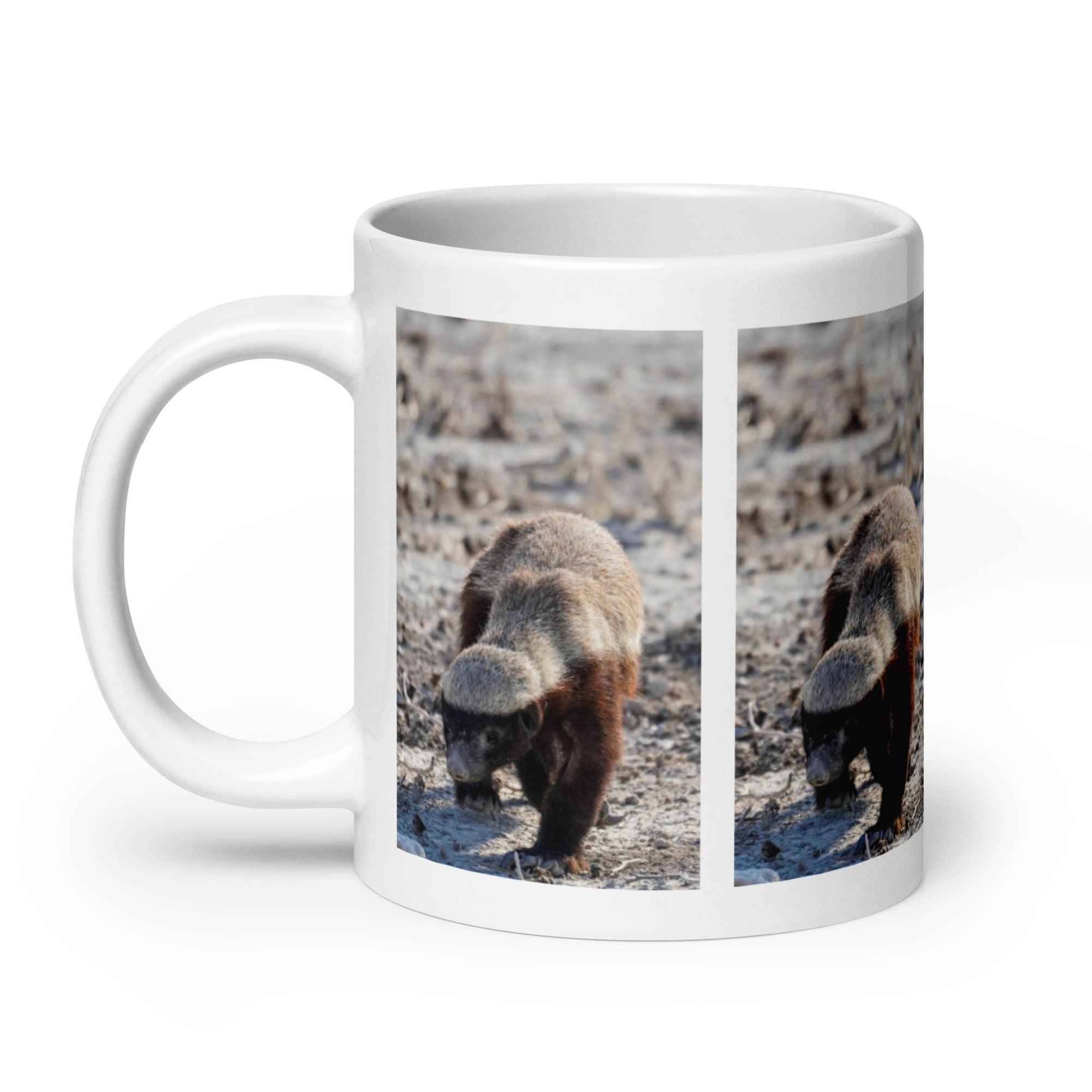 Honey Badger Mug #1: The Fearless Forager (Ceramic)