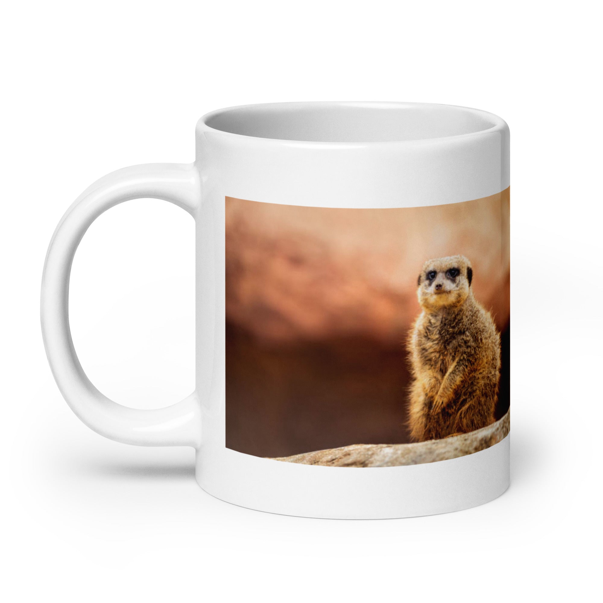 Meerkat Mug #1: The Vigilant Sentinel (Ceramic)