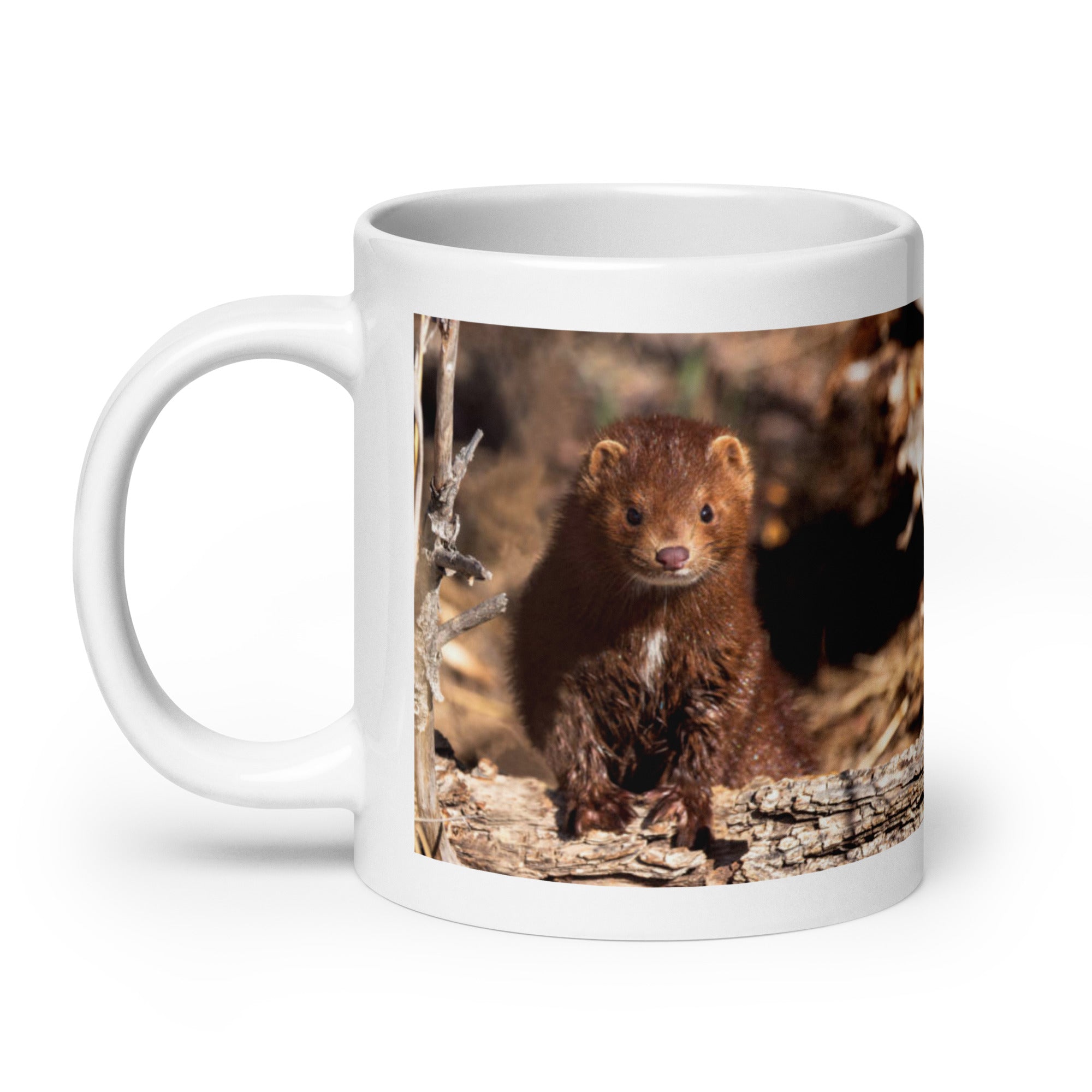 Mink Mug #1: The Semiaquatic Hunter (Ceramic)