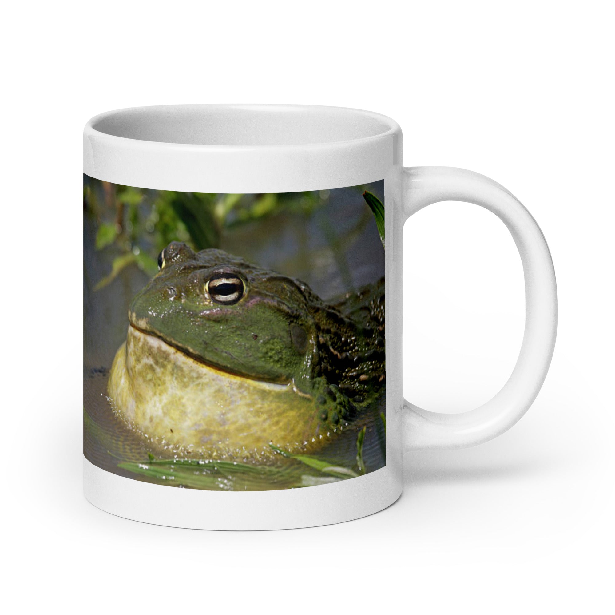 "African Bullfrog Mug #1: The Mighty Croaker (Ceramic)"