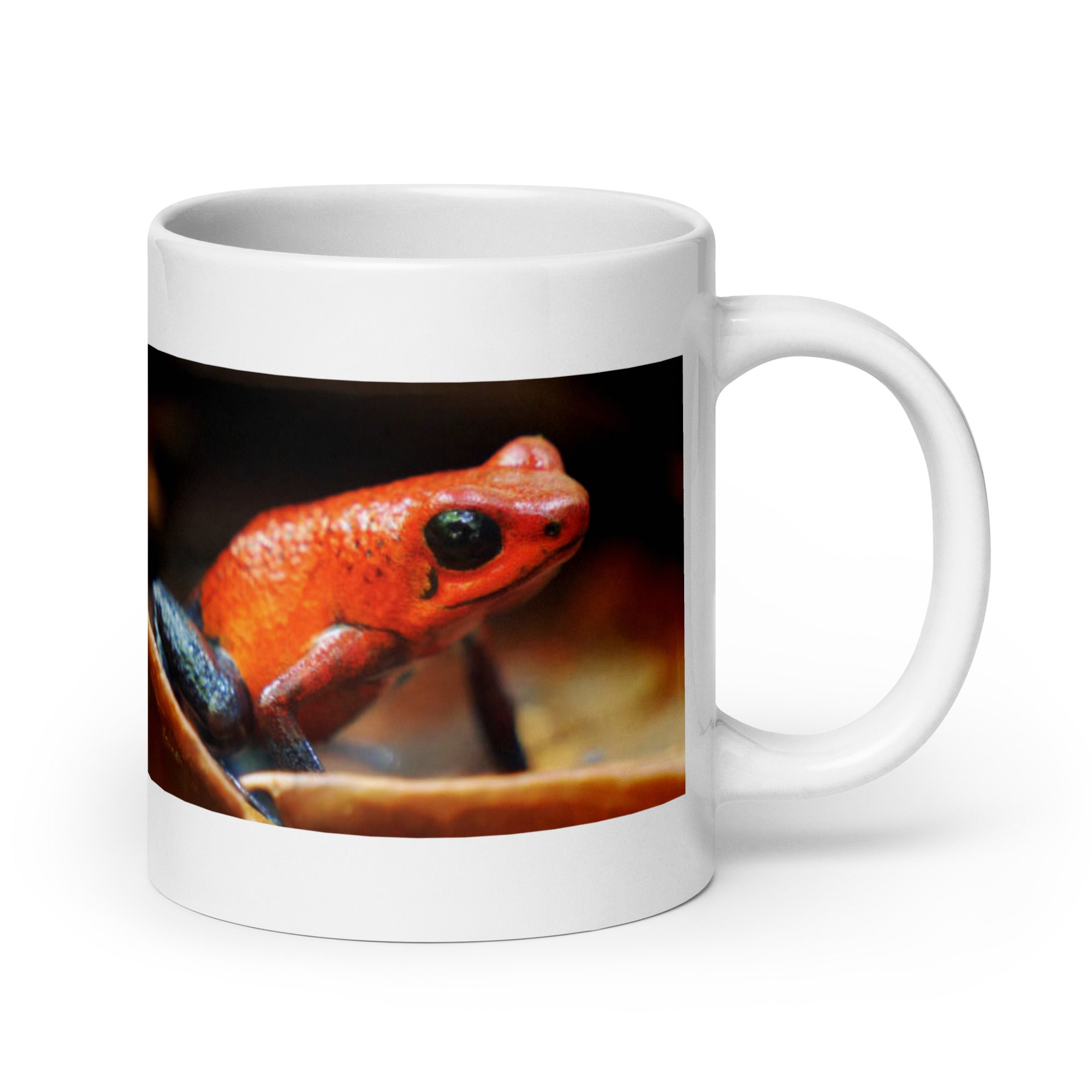 "Poison Frog Mug #1: Vibrant Colors, Powerful Nature (Ceramic)"