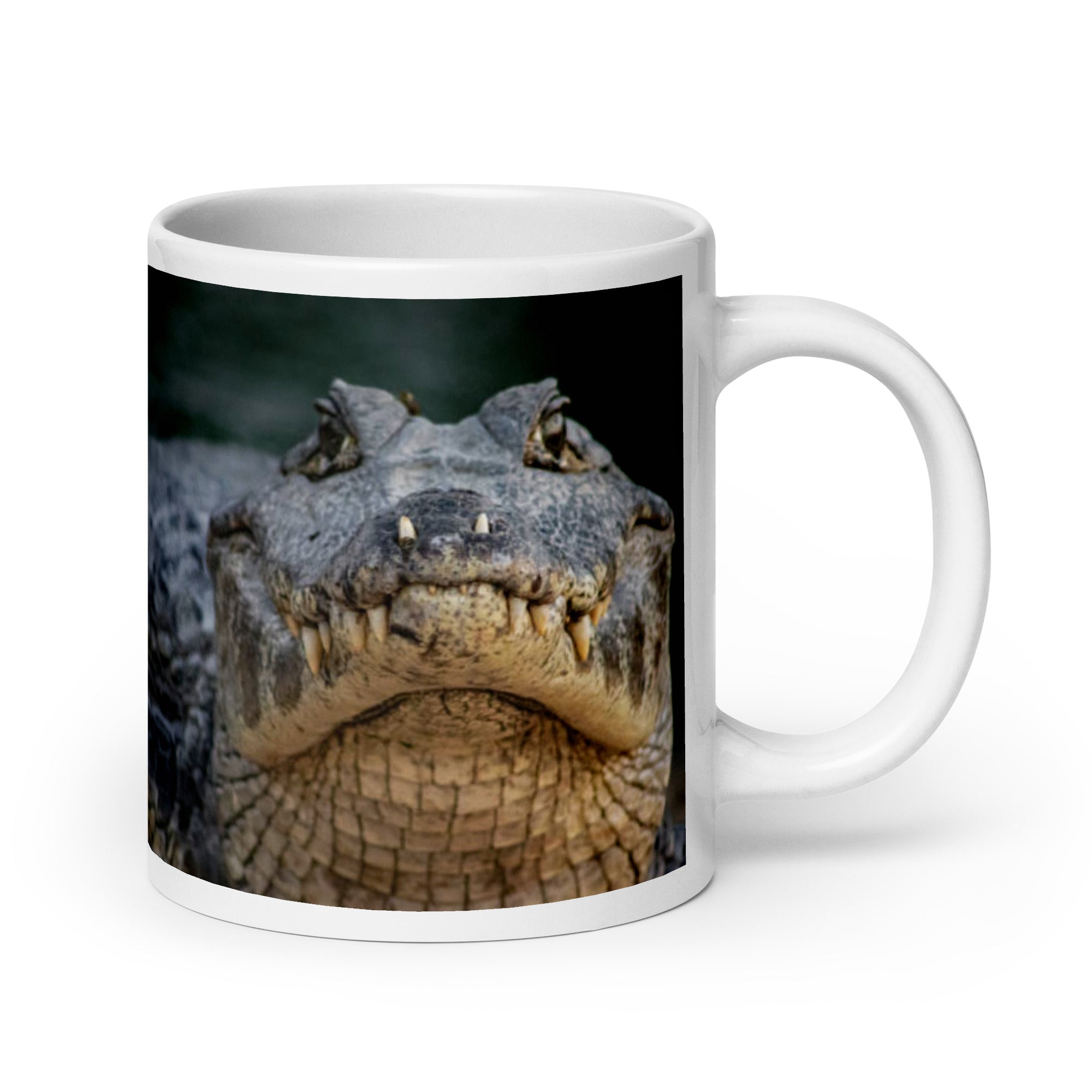 "Alligator Mug#1: Power and Grace of the Swamp (Ceramic)"