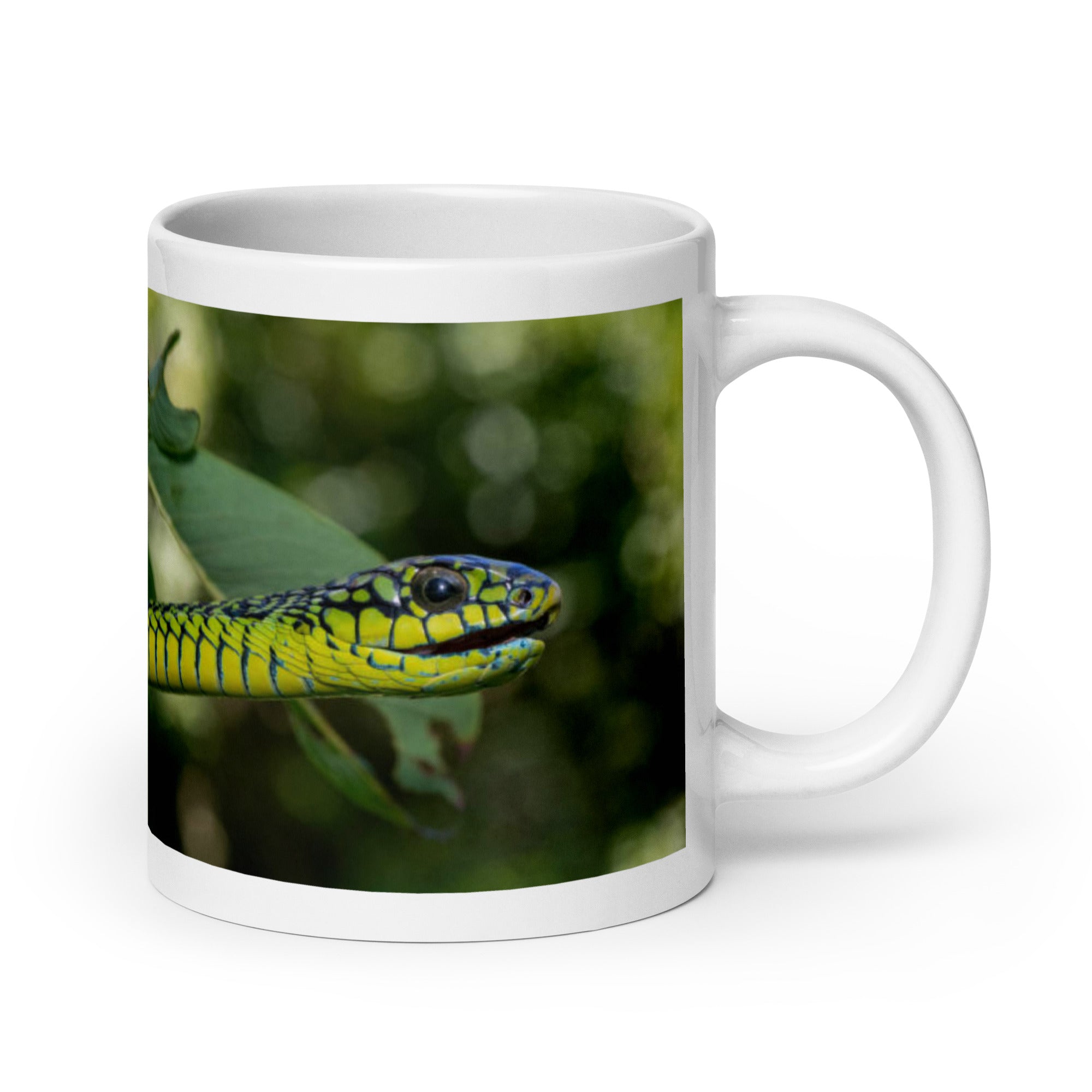 "Boomslang Mug #1: Elegance and Stealth of the Canopy  (Ceramic)"