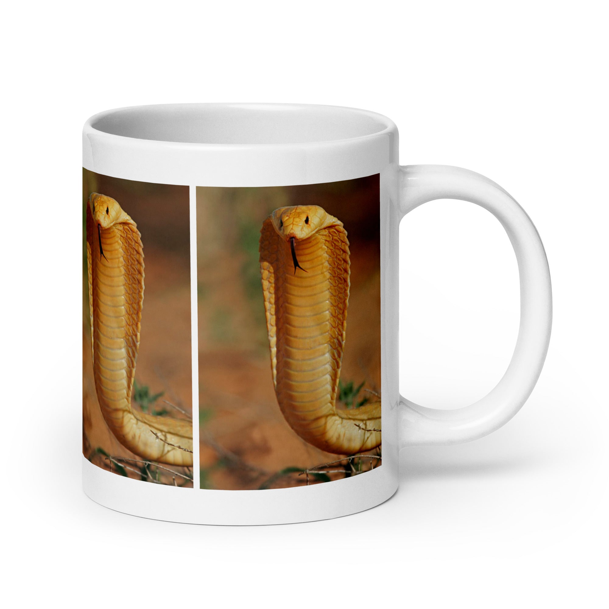 "Cape Cobra Mug #1: Majesty and Power of the Desert  (Ceramic)"