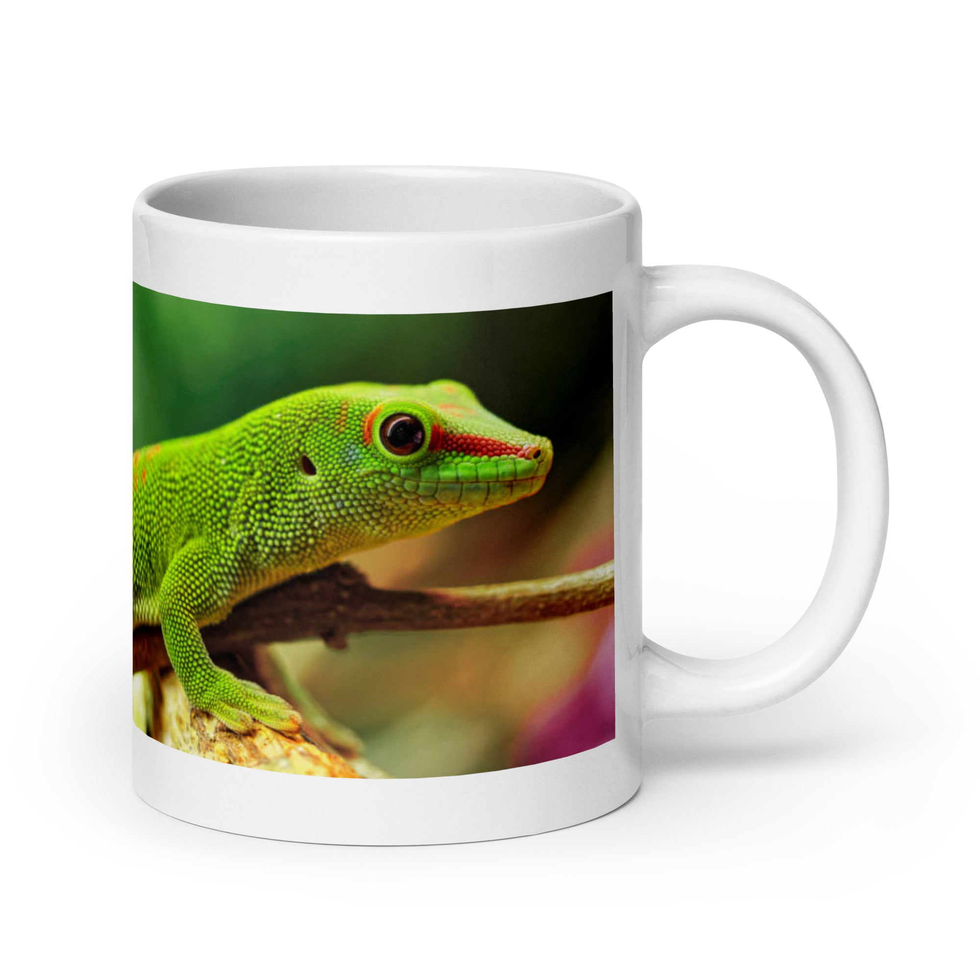 "Gecko Mug #1:  Charm and Agility of the Tropics  (Ceramic)"