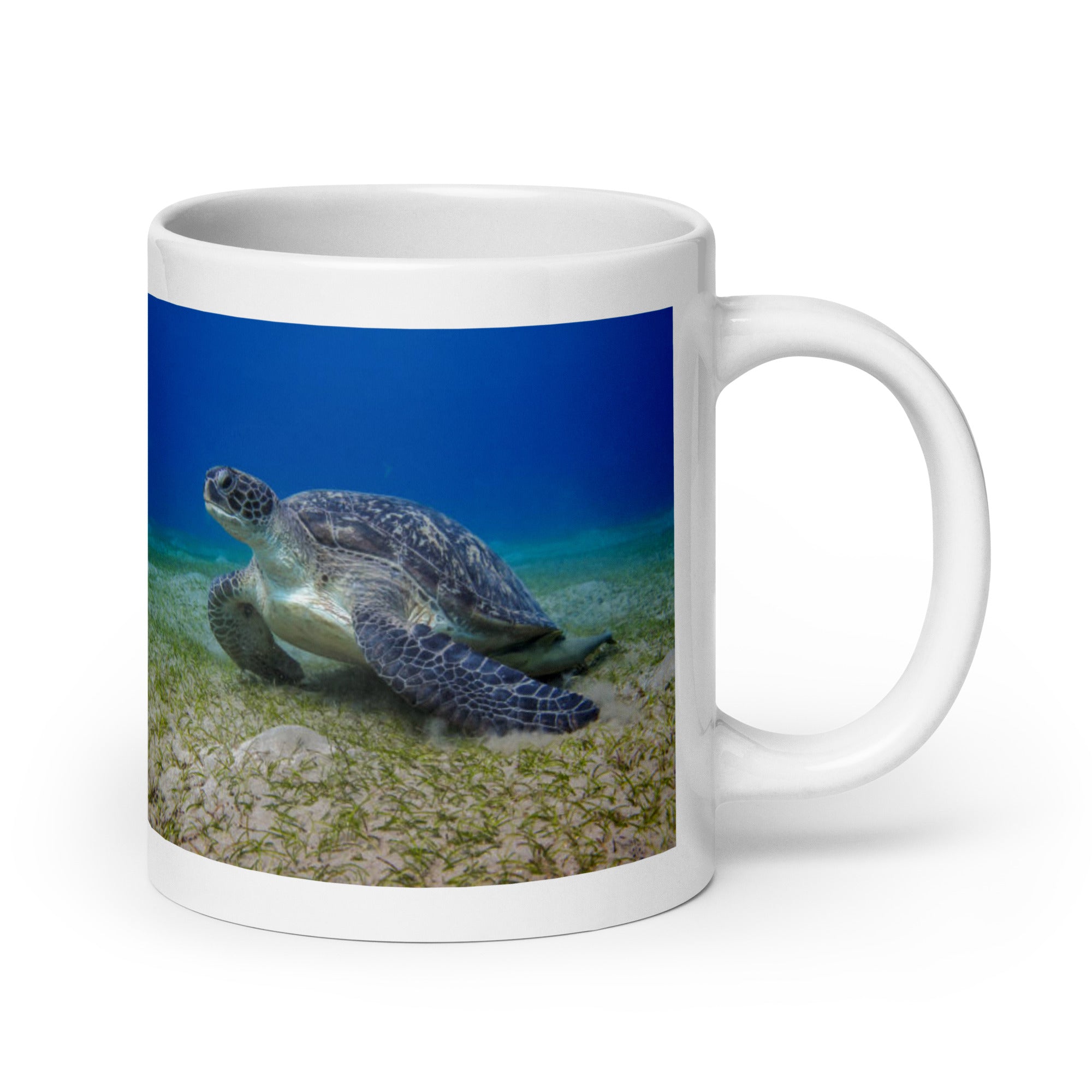 "Leatherback Turtle Mug #1: Grace and Resilience of the Ocean (Ceramic)"