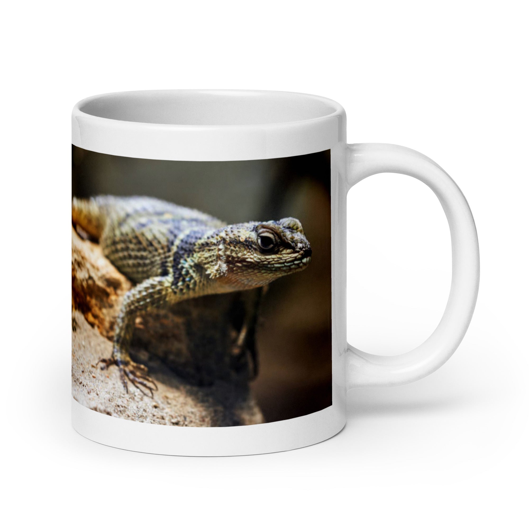 "Lizard Mug #1: Agility and Charm of the Reptile World  (Ceramic)"