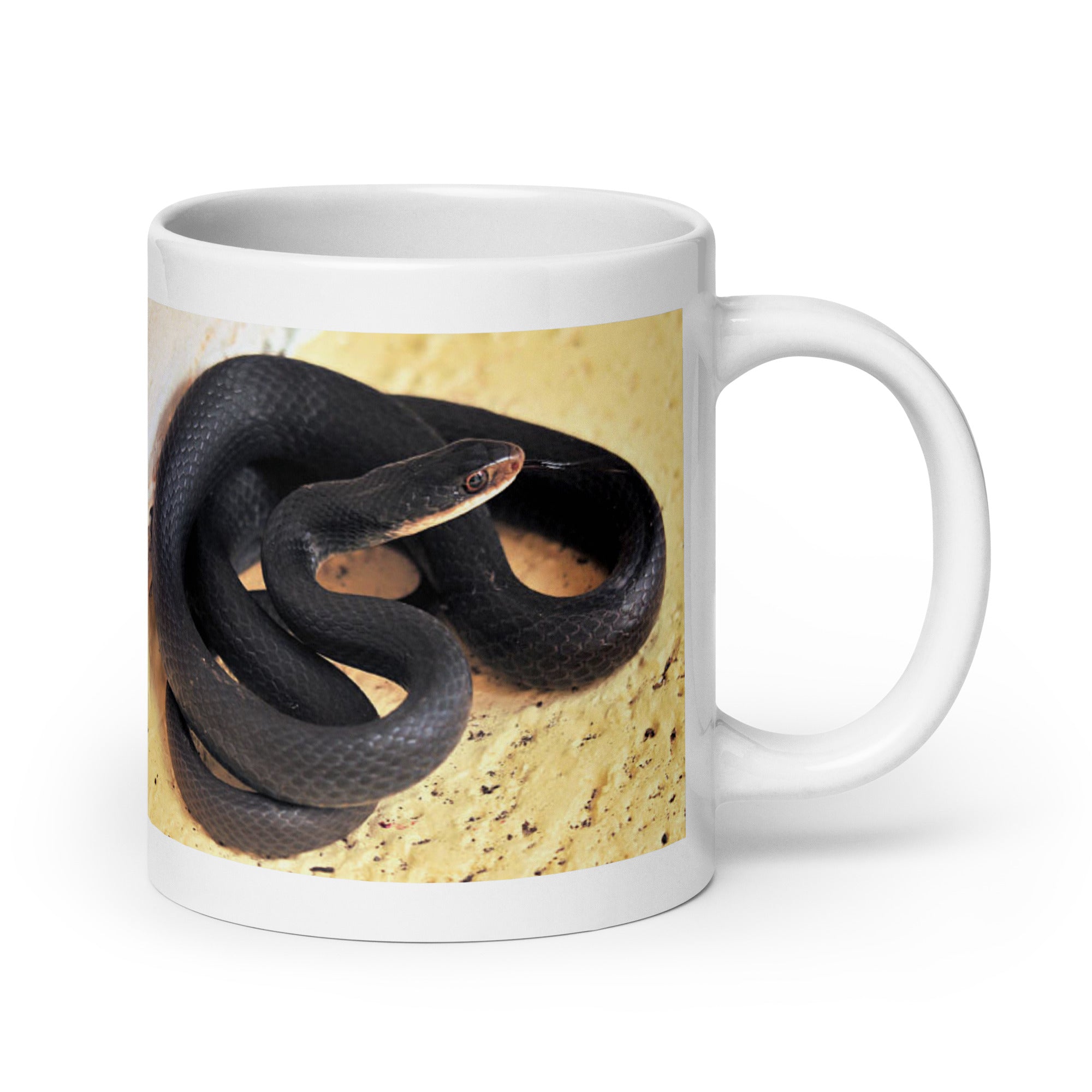 "Racer Snake Mug #1: Speed and Sleekness of the Wild (Ceramic)"