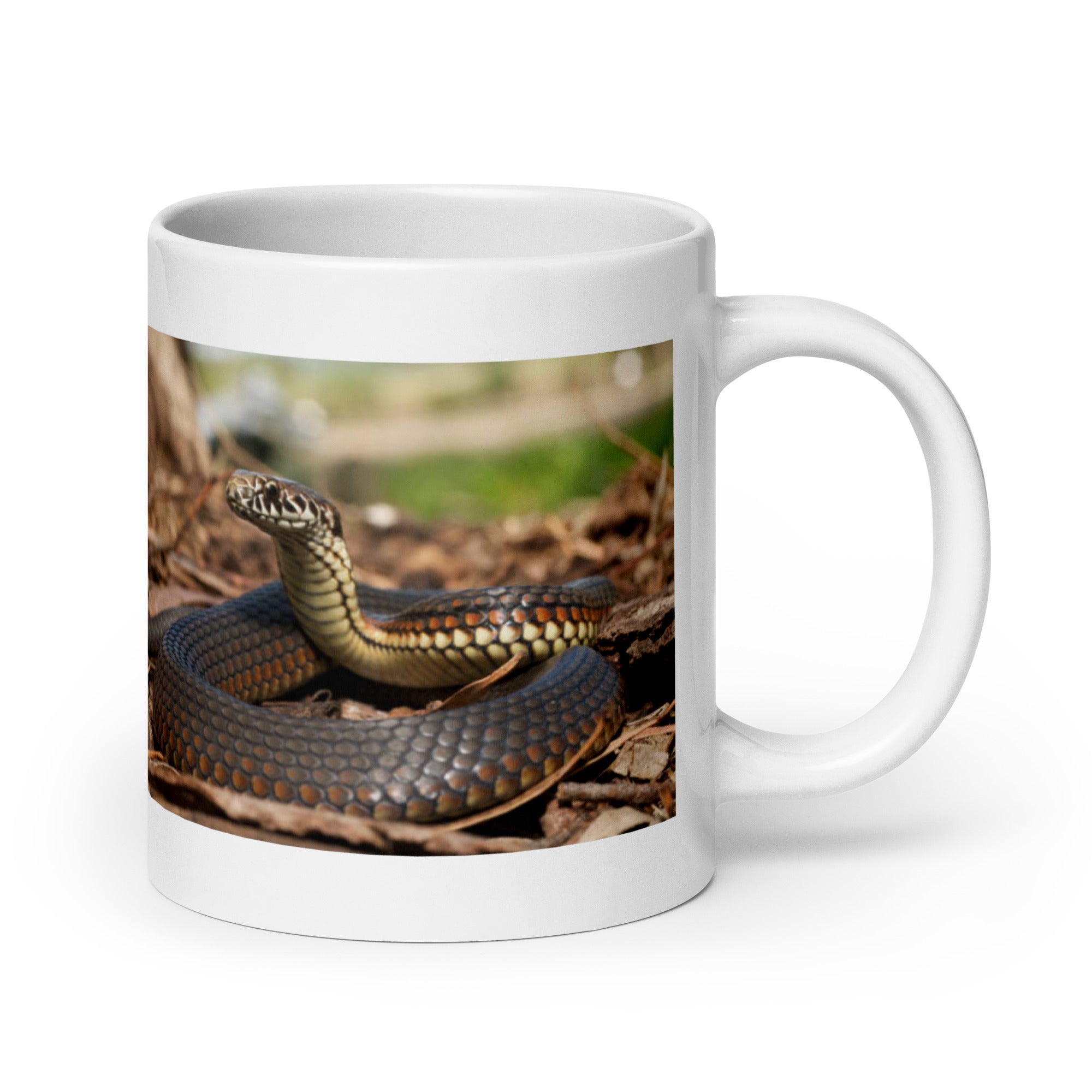 "Snake Mug #1:  Elegance and Mystery of the Reptile World  (Ceramic)"