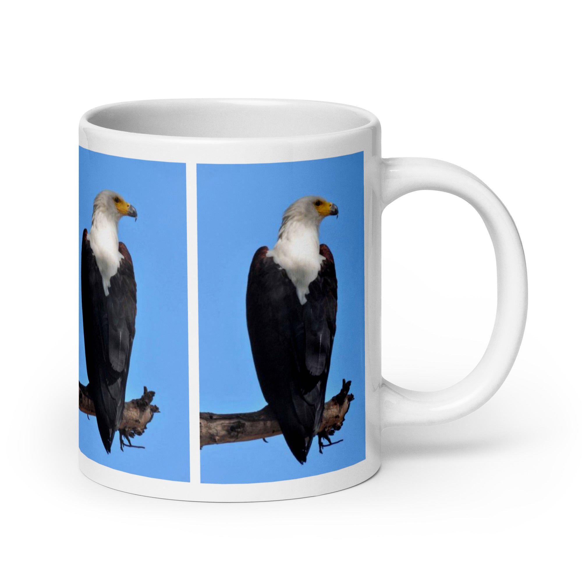 "African Fish Eagle Mug #1: The Piercing Call (Ceramic)"