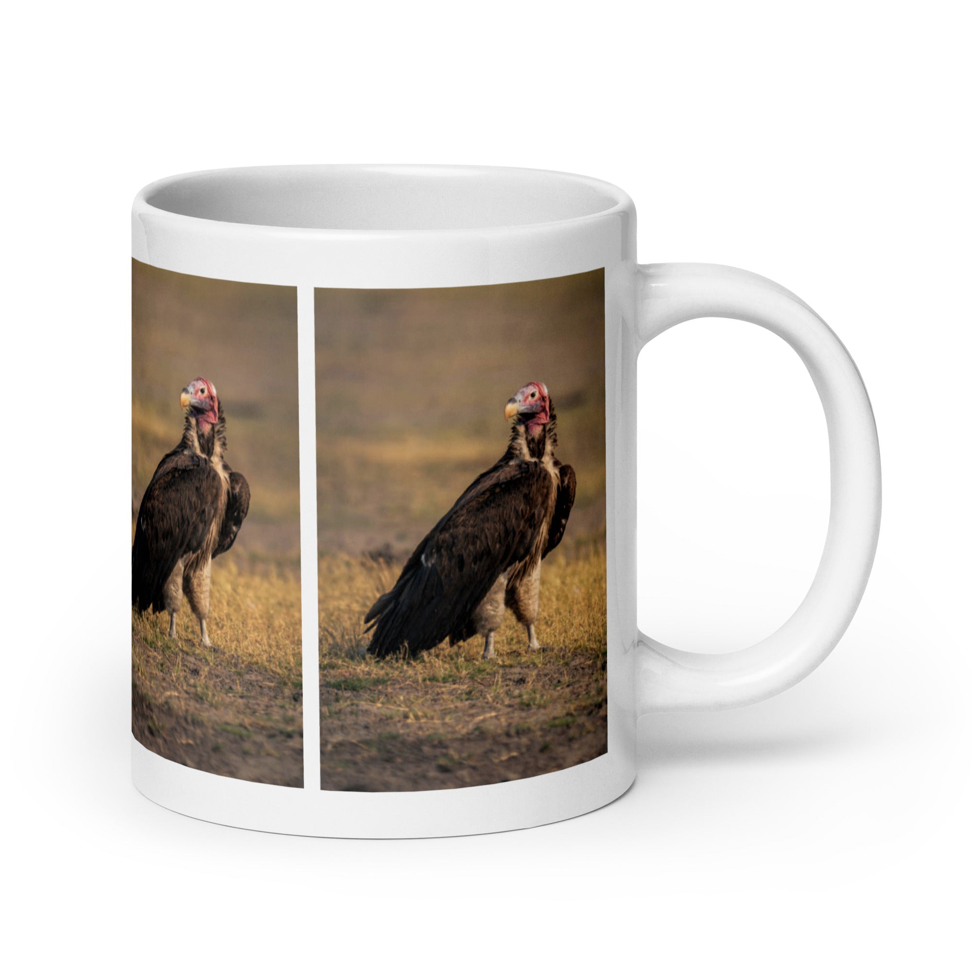 "Lappet-Faced Vulture Mug #1: The Feathered Powerhouse (Ceramic)"